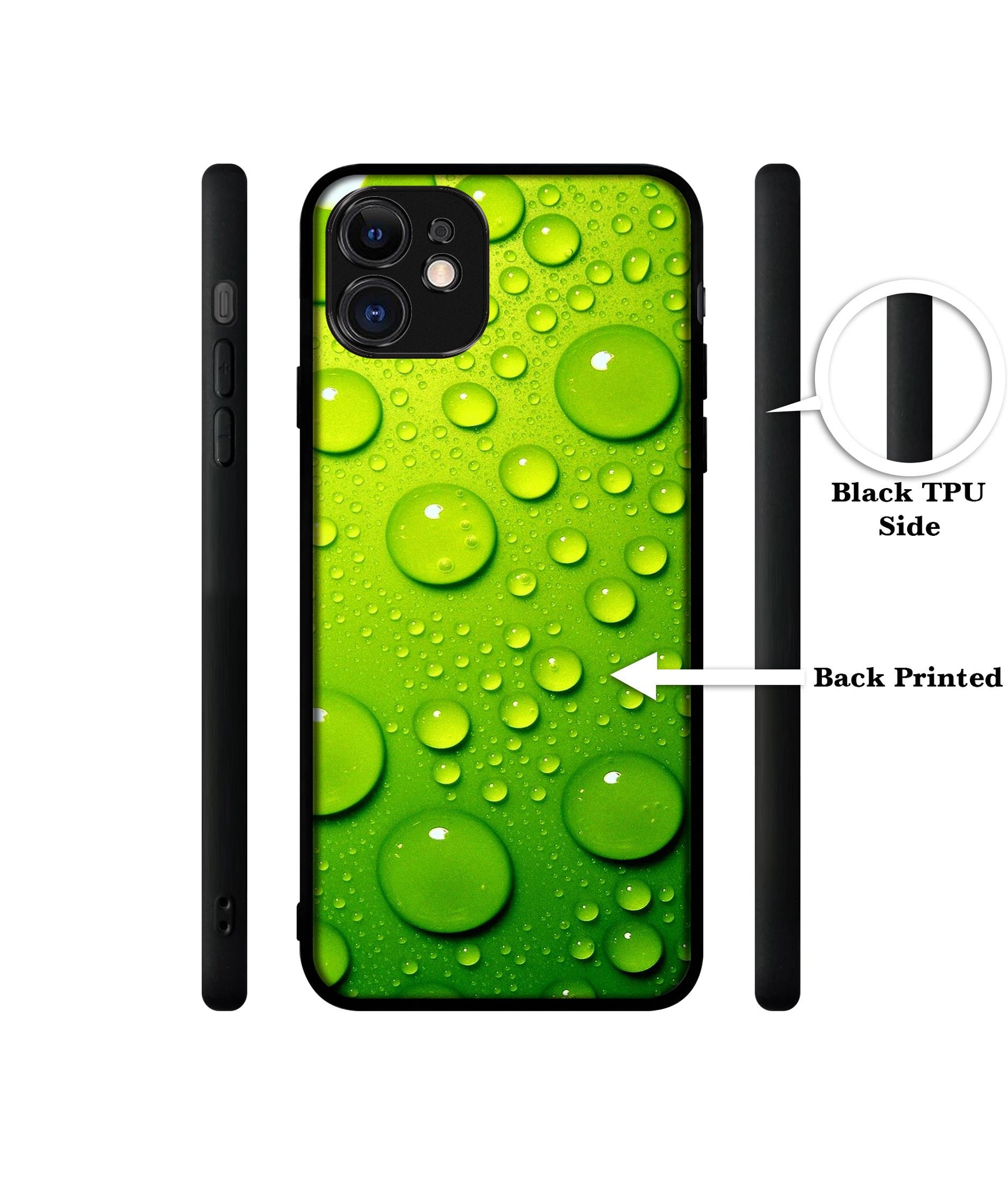 Green Bubbles Designer 2D Printed Back Case Cover for Apple iPhone 11