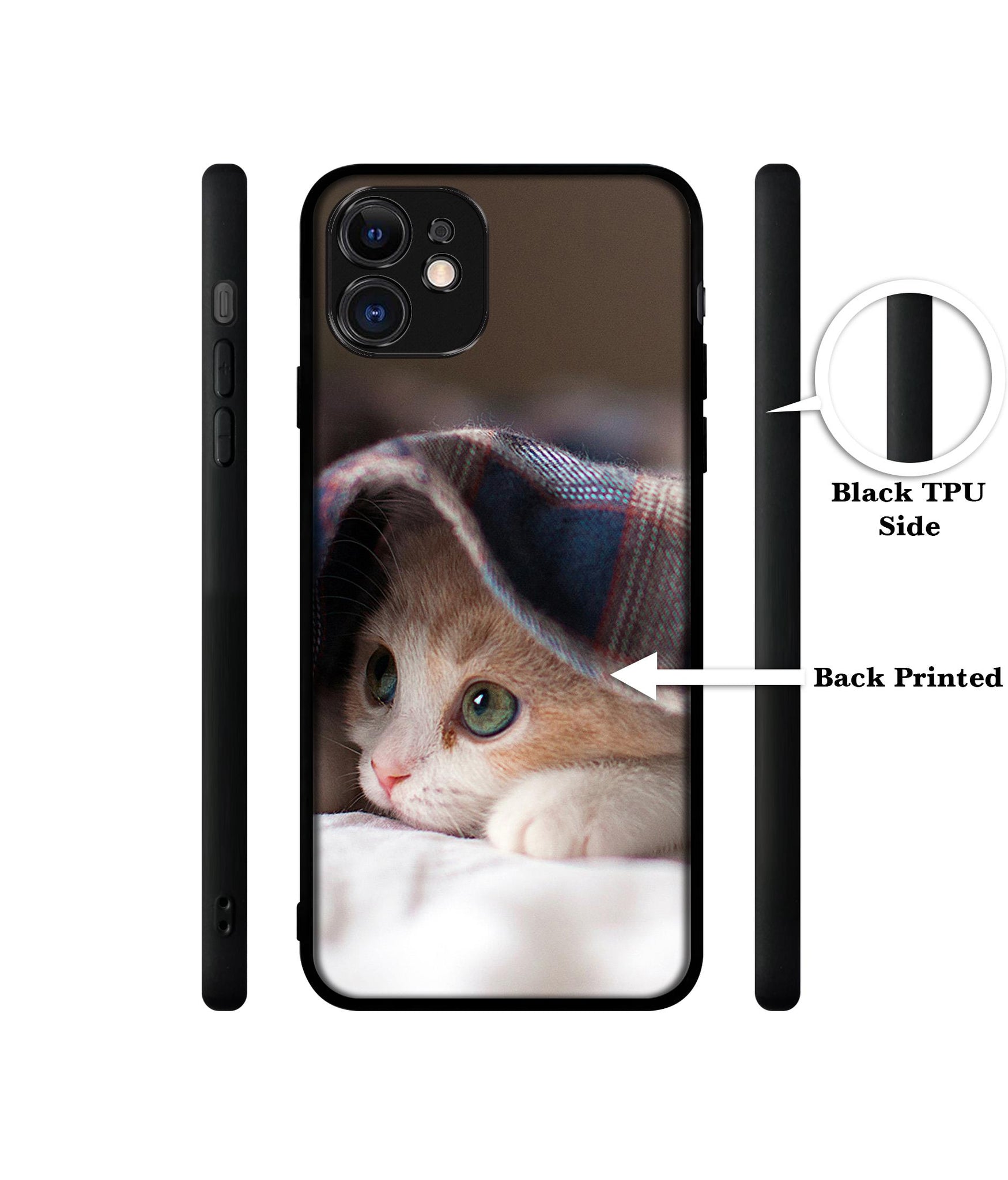 Sleepy Kitten Designer 2D Printed Back Case Cover for Apple iPhone 11