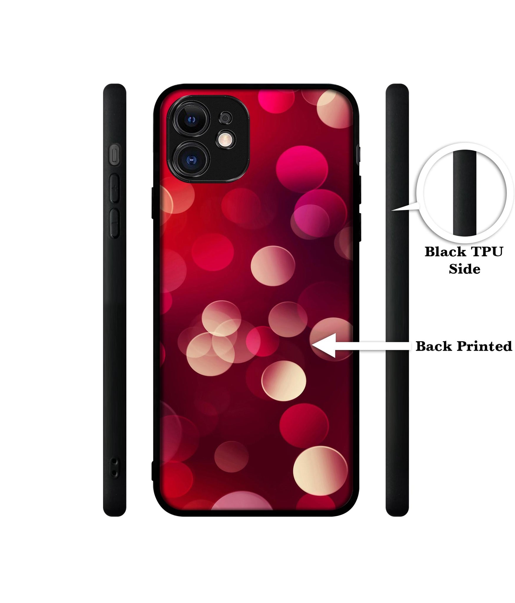 3D Circles Designer 2D Printed Back Case Cover for Apple iPhone 11