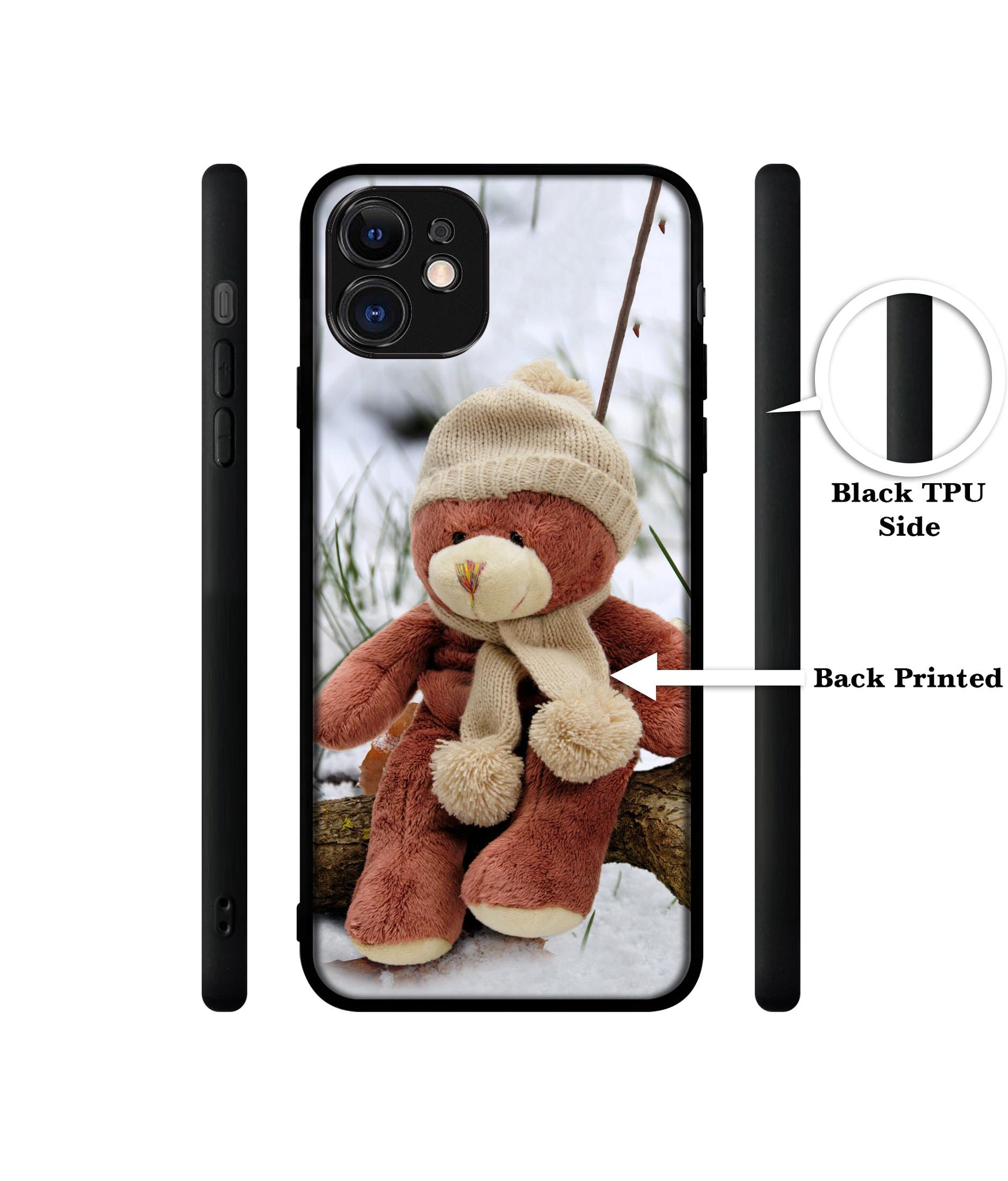 Woolen Bear Designer 2D Printed Back Case Cover for Apple iPhone 11