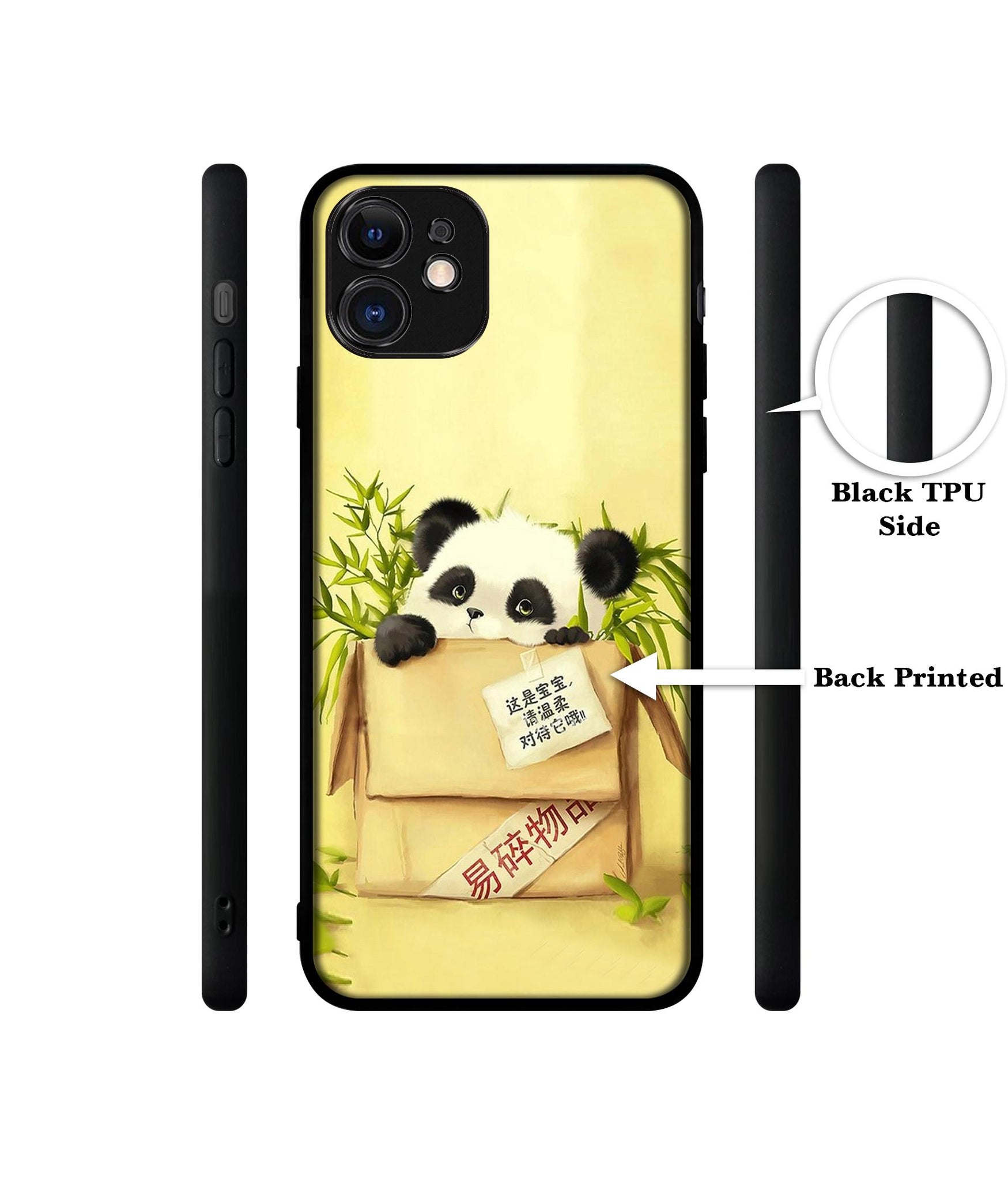 Panda In Box Designer 2D Printed Back Case Cover for Apple iPhone 11