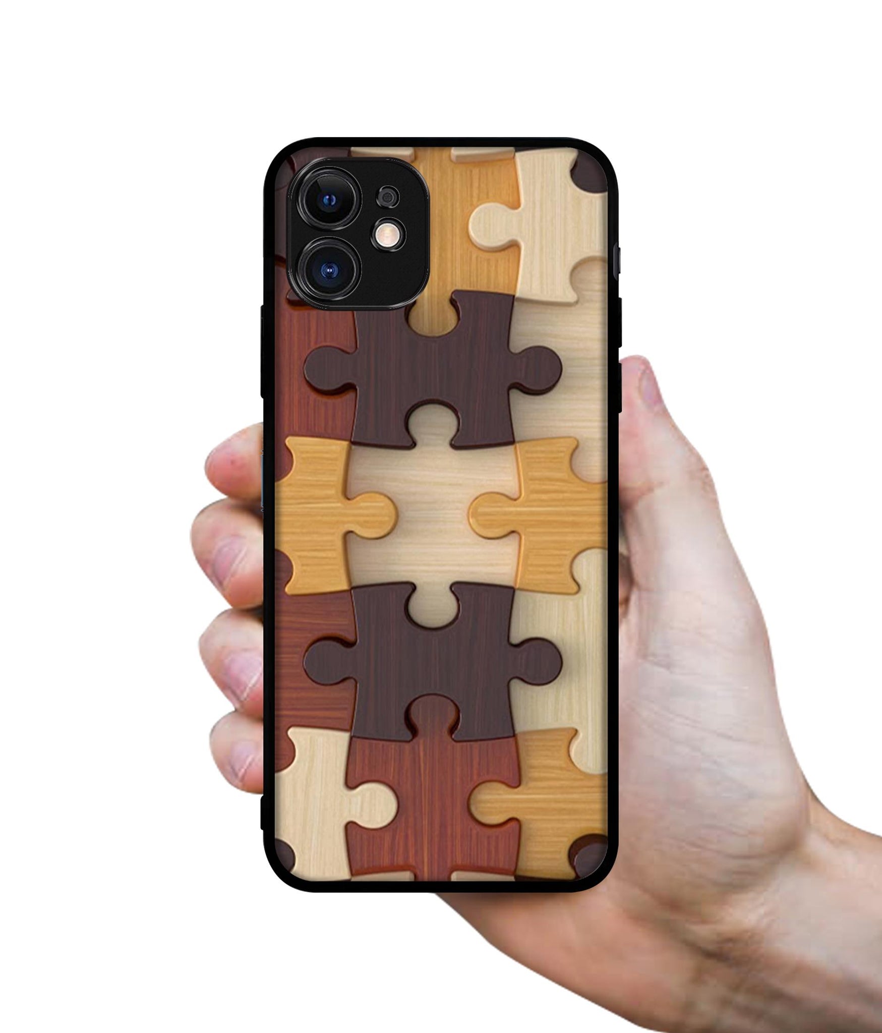Puzzle Pattern Designer 2D Printed Back Case Cover for Apple iPhone 11