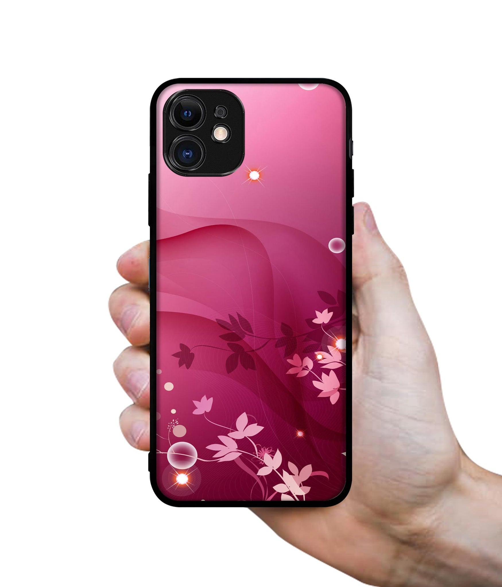 Pink Abstract Designer 2D Printed Back Case Cover for Apple iPhone 11