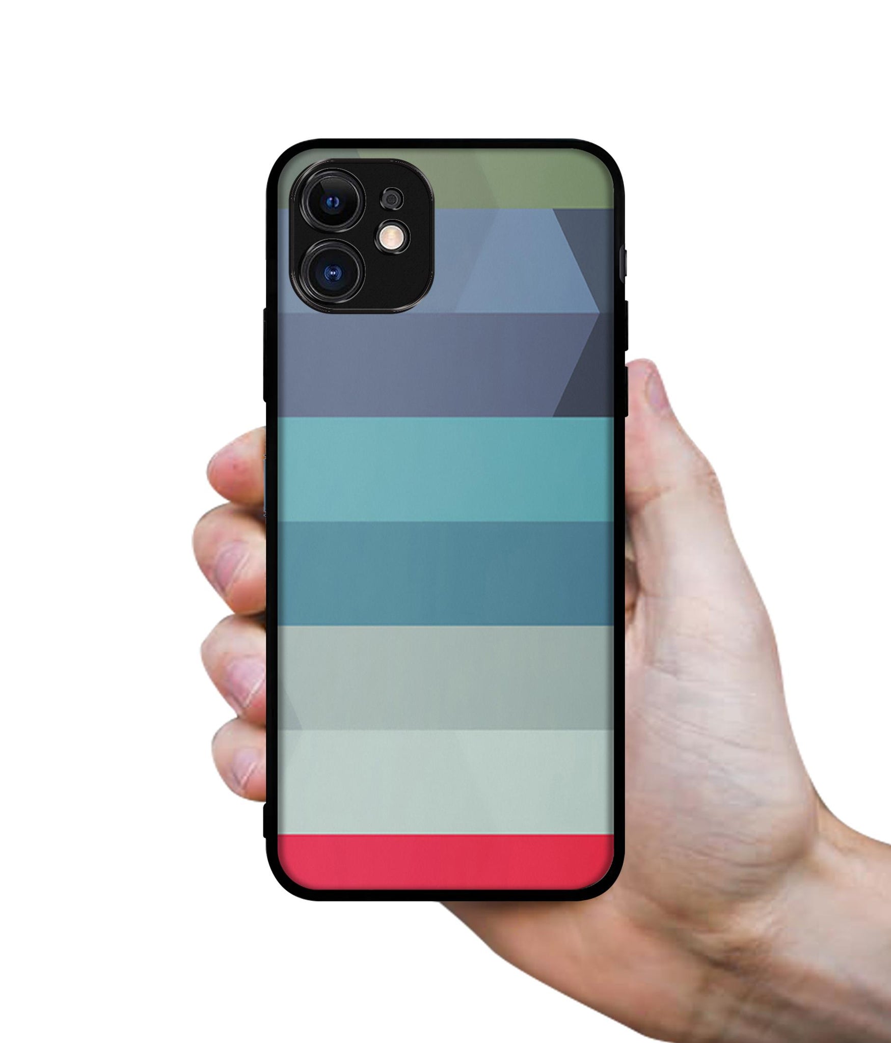 Colorful Lines Designer 2D Printed Back Case Cover for Apple iPhone 11