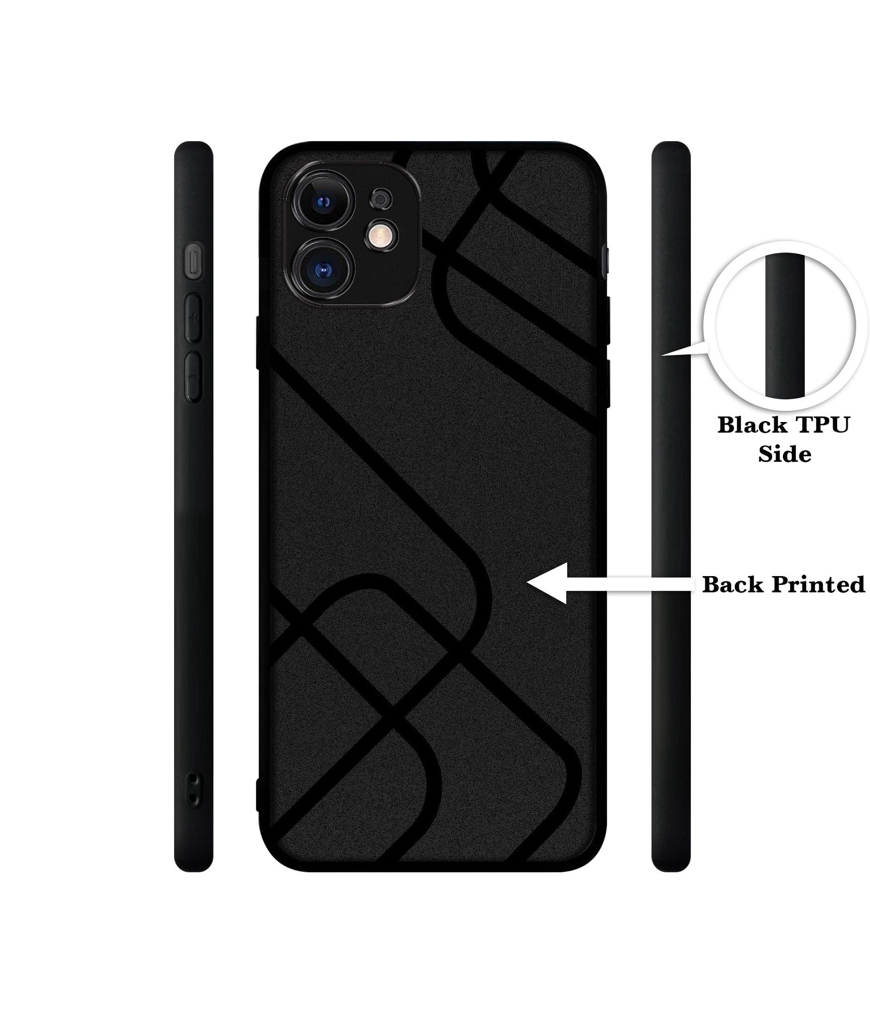 Zig-Zag Black Line Designer 2D Printed Back Case Cover for Apple iPhone 11