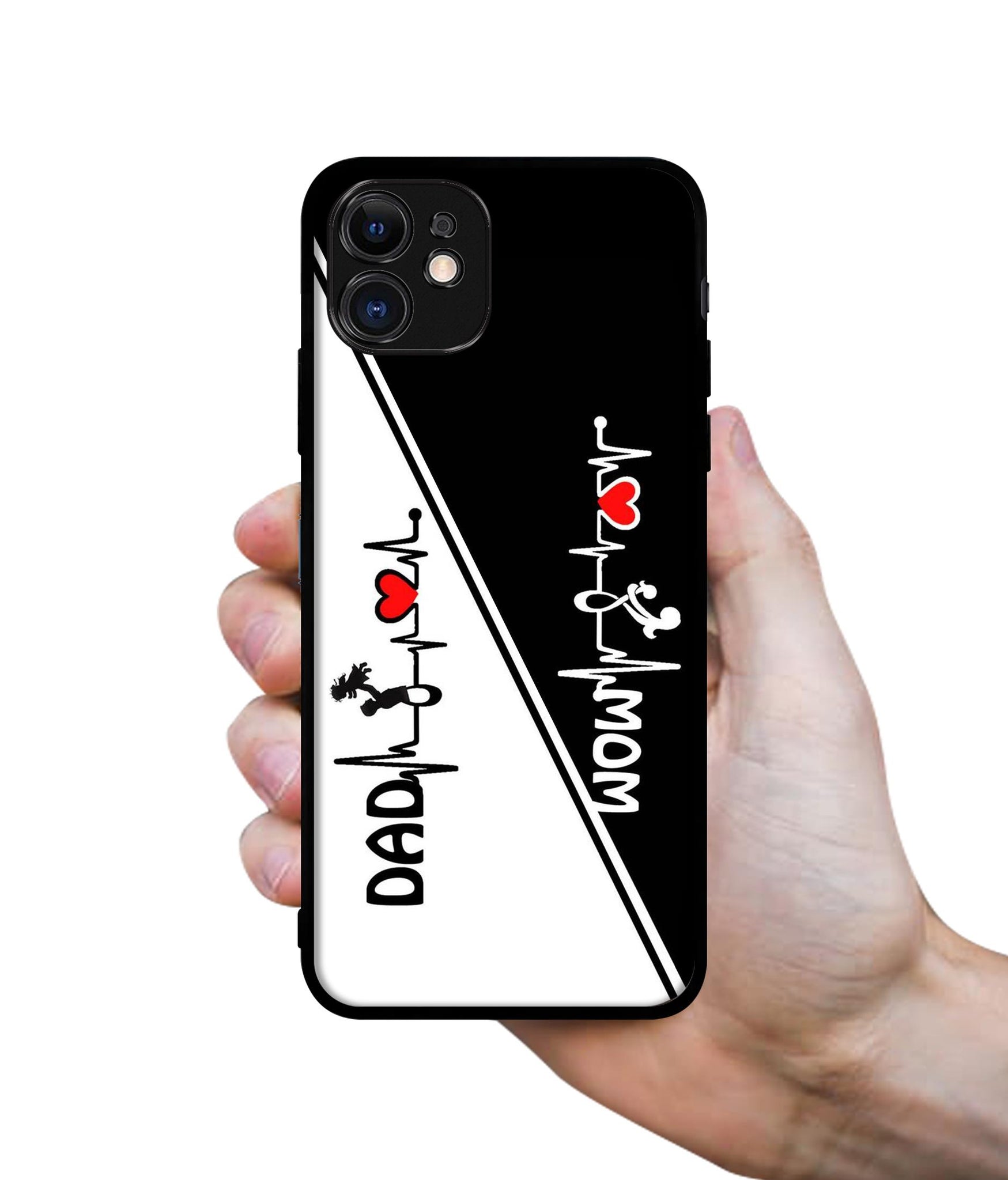 Mom and Dad Lover Designer 2D Printed Back Case Cover for Apple iPhone 11