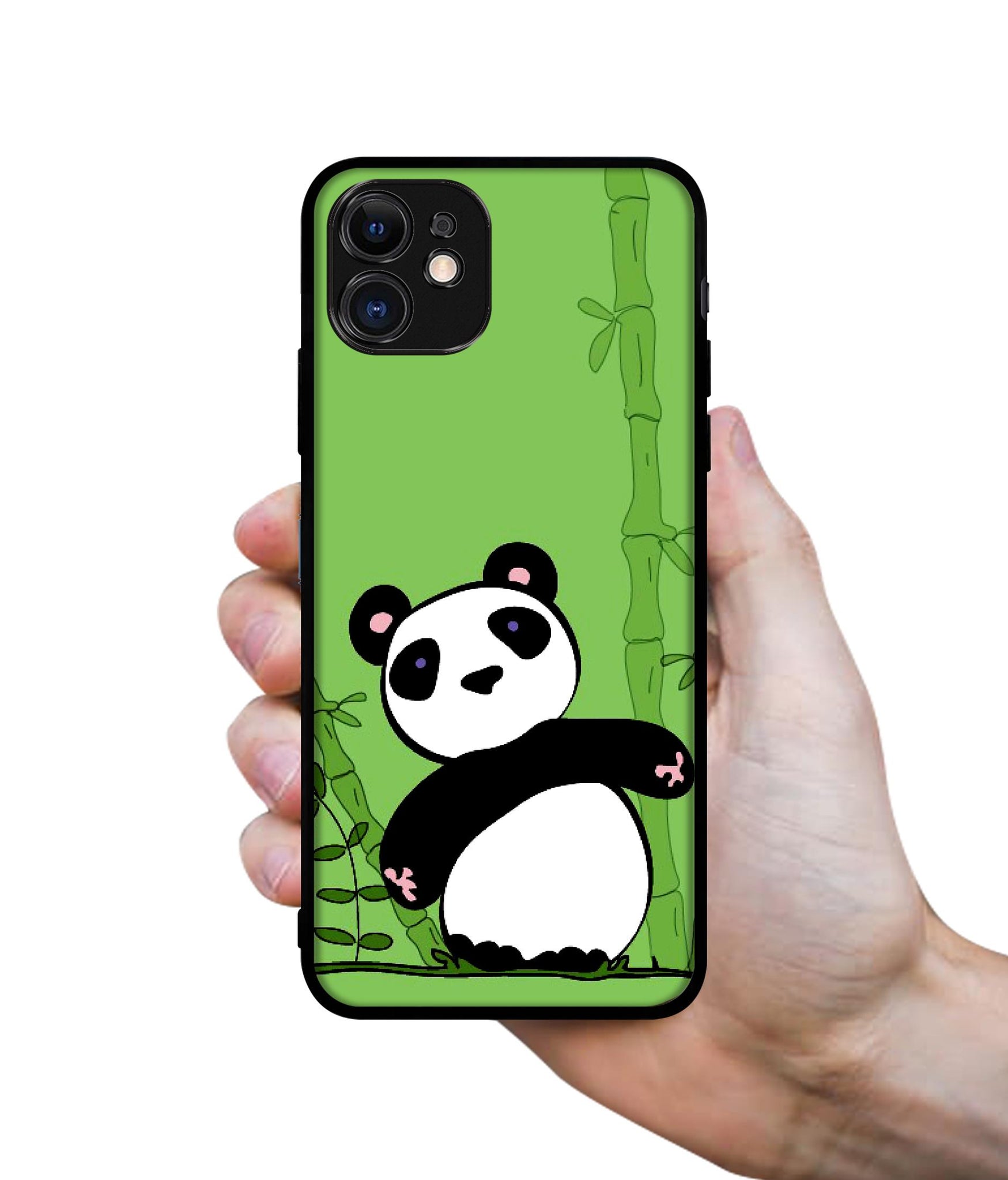 Panda with Bamboo Designer 2D Printed Back Case Cover for Apple iPhone 11