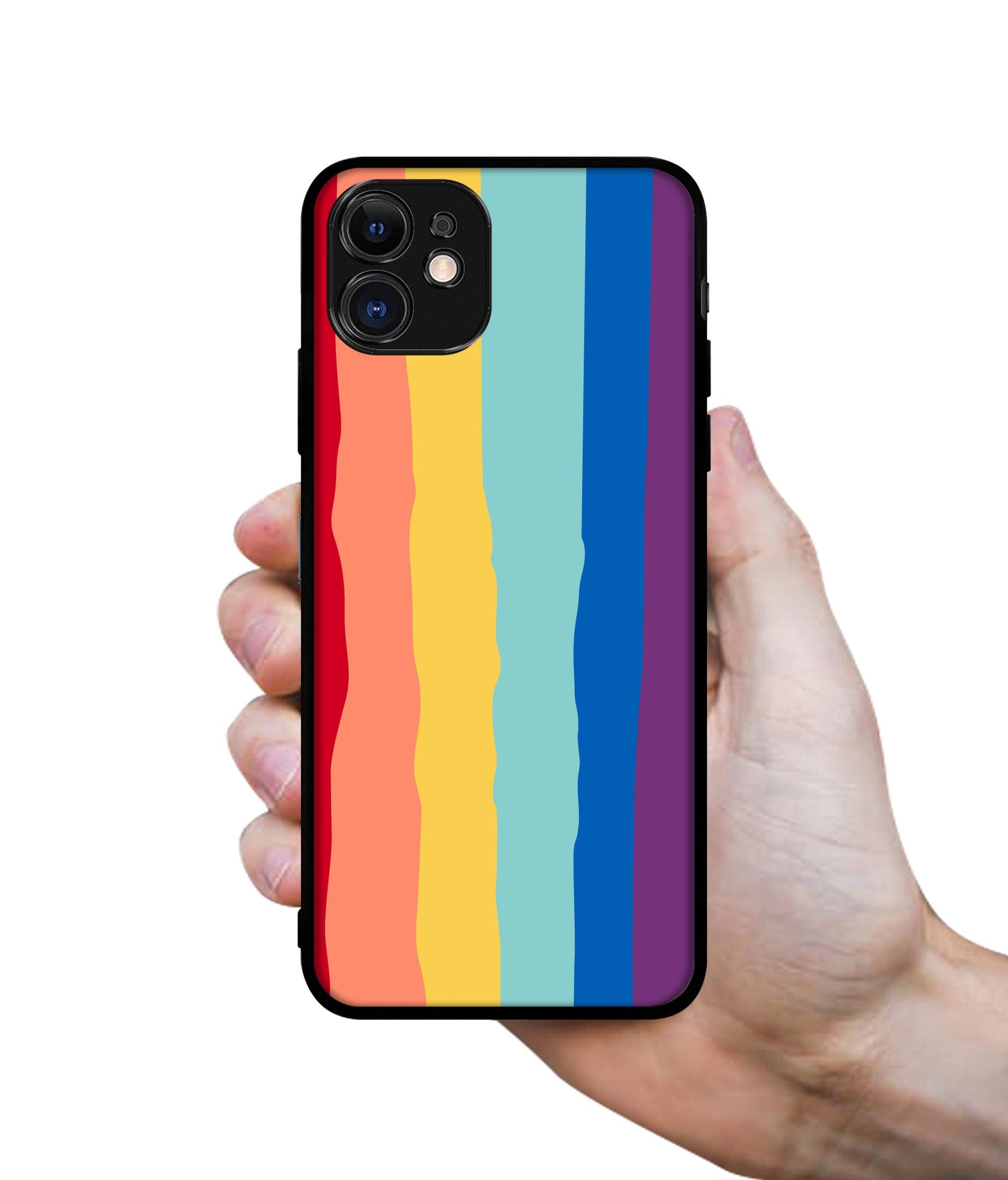 Rainbow Designer 2D Printed Back Case Cover for Apple iPhone 11