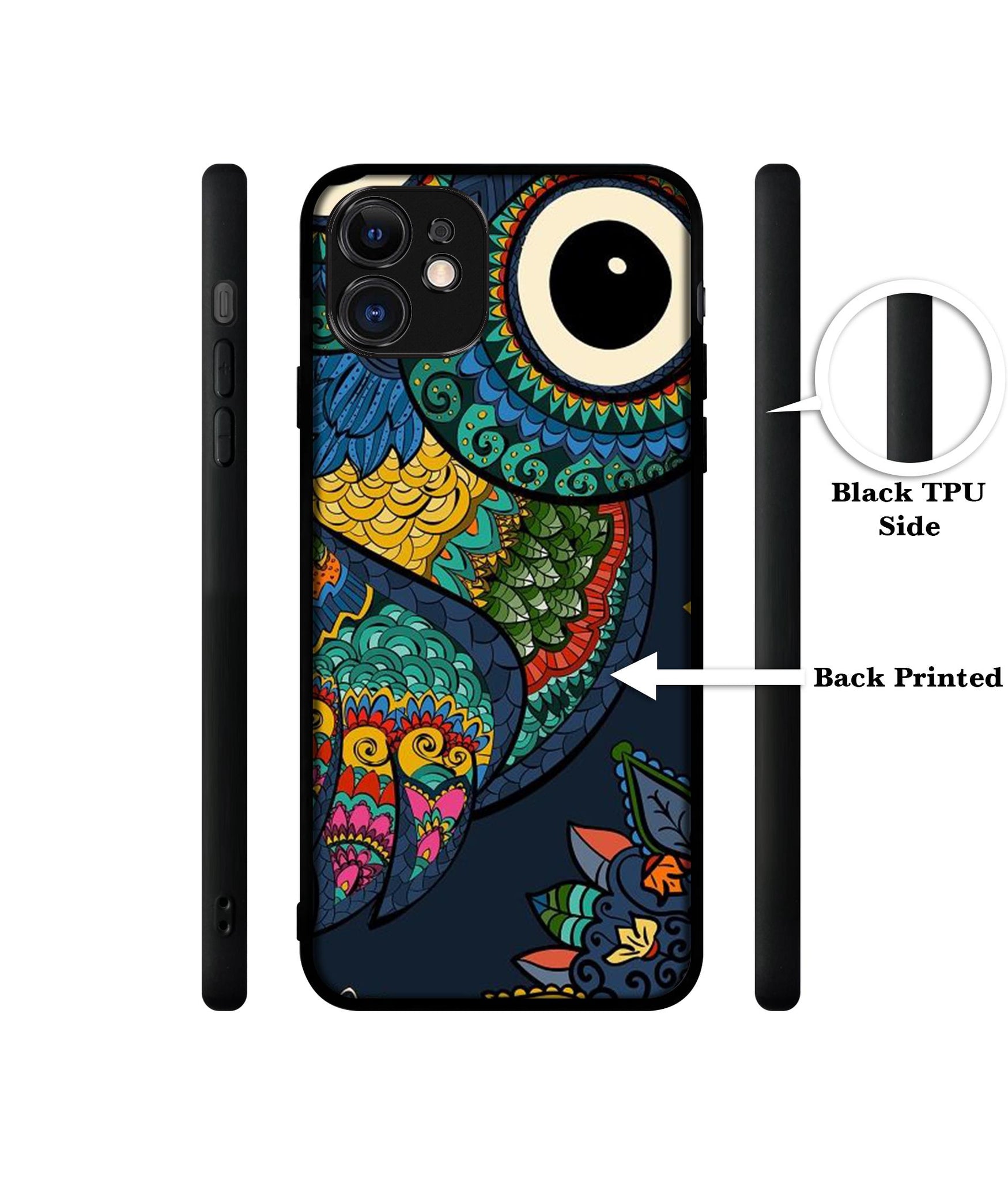 Owl Illustration Designer 2D Printed Back Case Cover for Apple iPhone 11