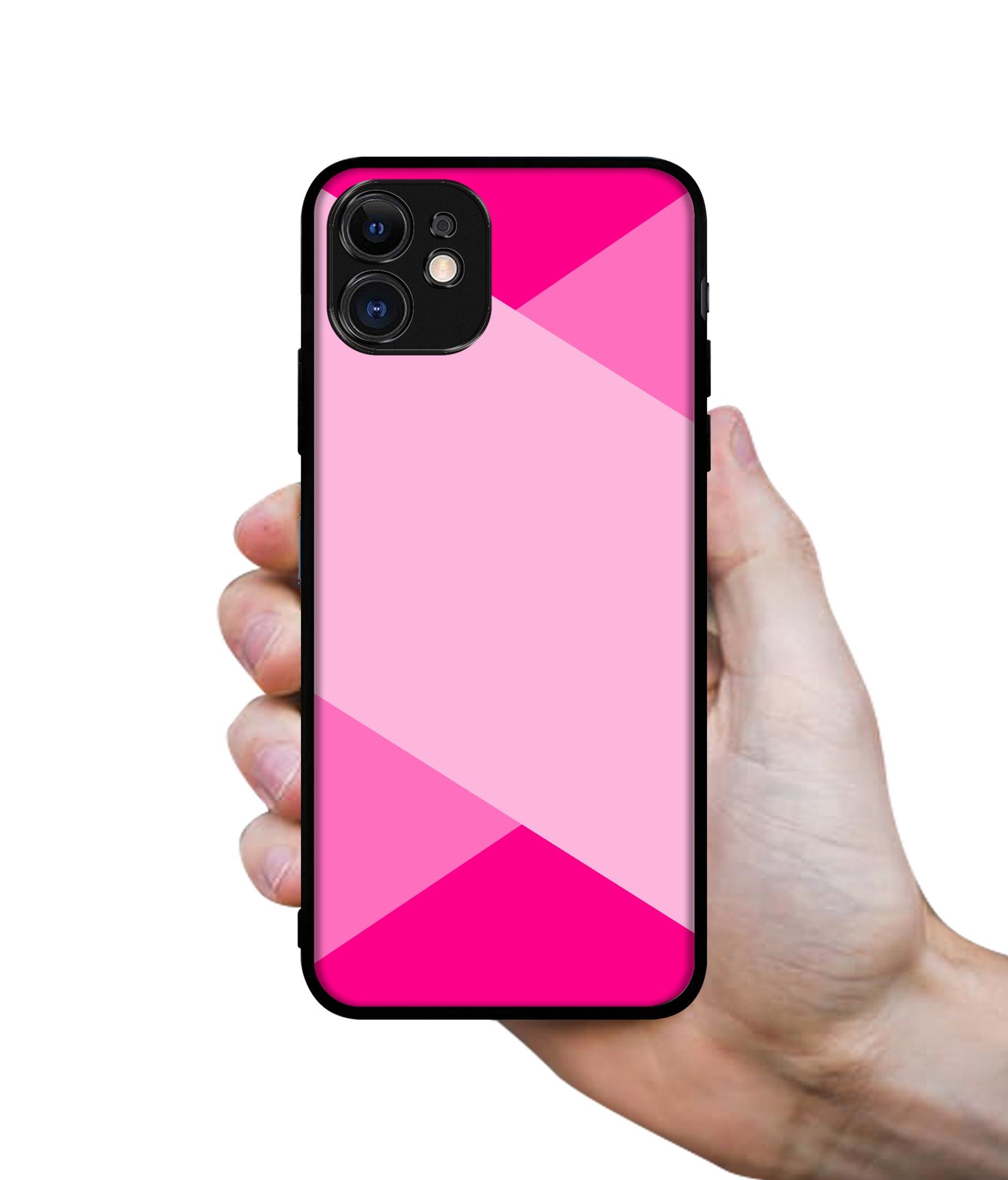 Pink Cross Vector Designer 2D Printed Back Case Cover for Apple iPhone 11