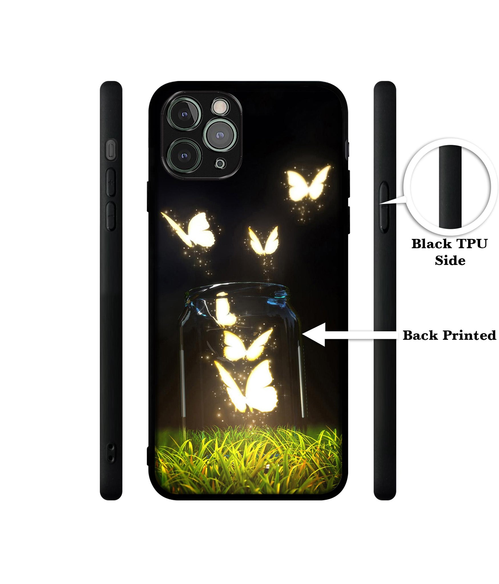 Butterfly Designer 2D Printed Back Case Cover for Apple iPhone 11 Pro Max