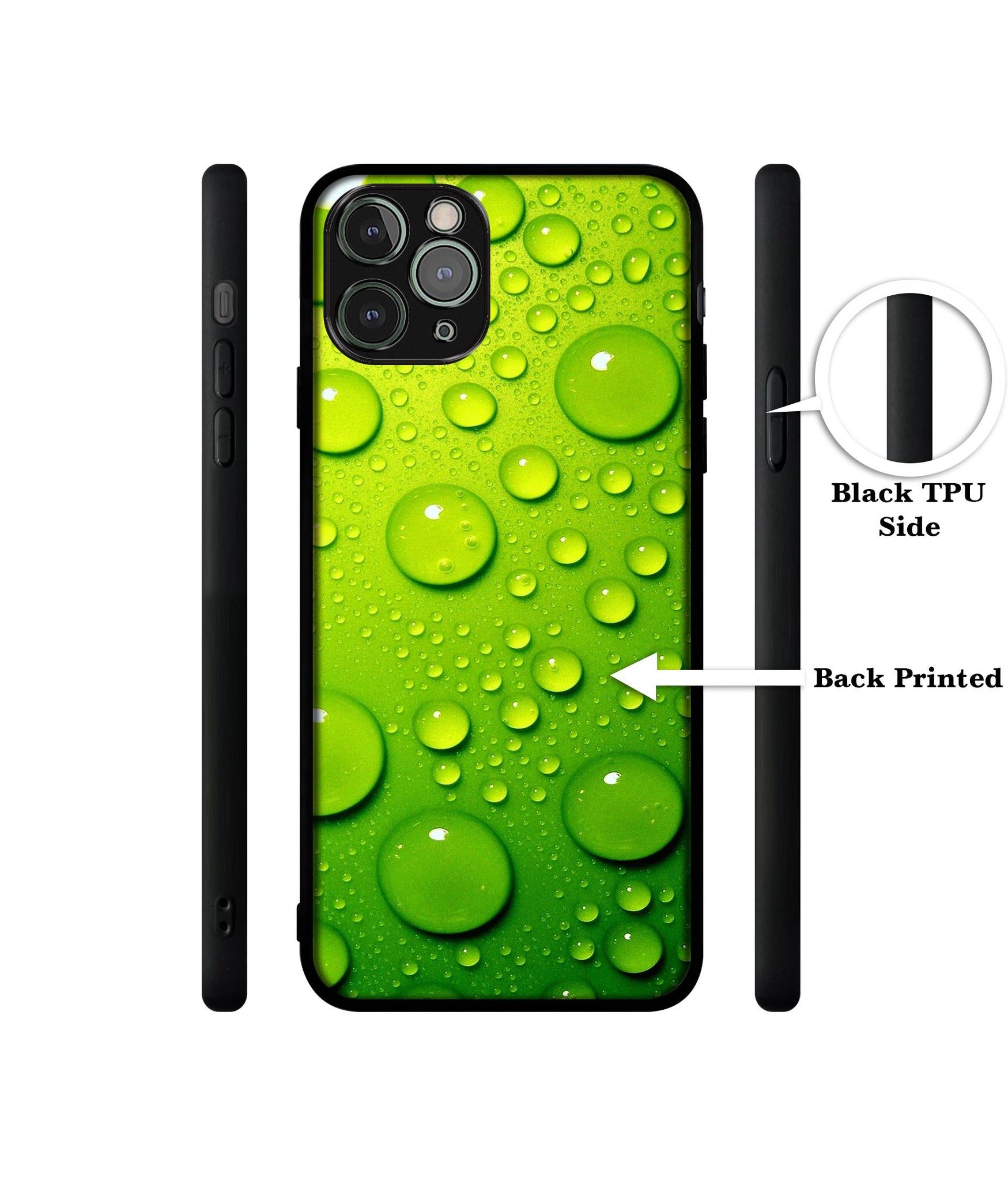 Green Bubbles Designer 2D Printed Back Case Cover for Apple iPhone 11 Pro Max