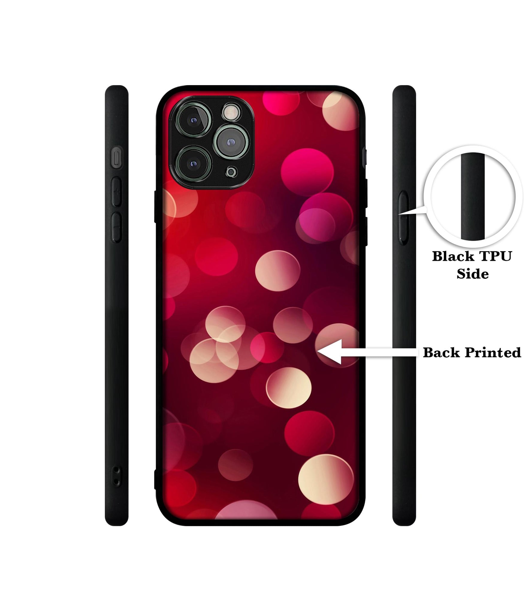 3D Circles Designer 2D Printed Back Case Cover for Apple iPhone 11 Pro Max