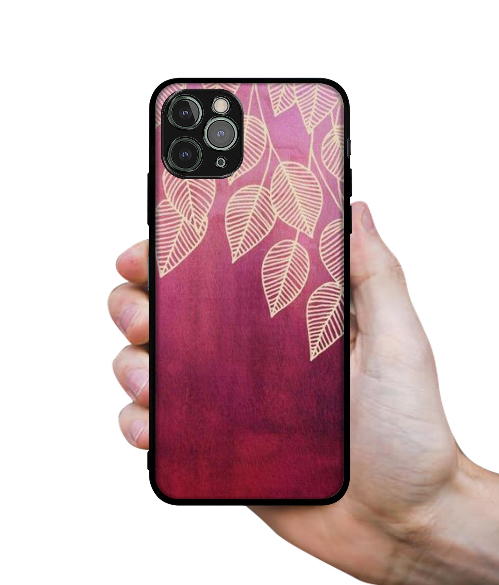 Leaf Pattern Designer 2D Printed Back Case Cover for Apple iPhone 11 Pro Max