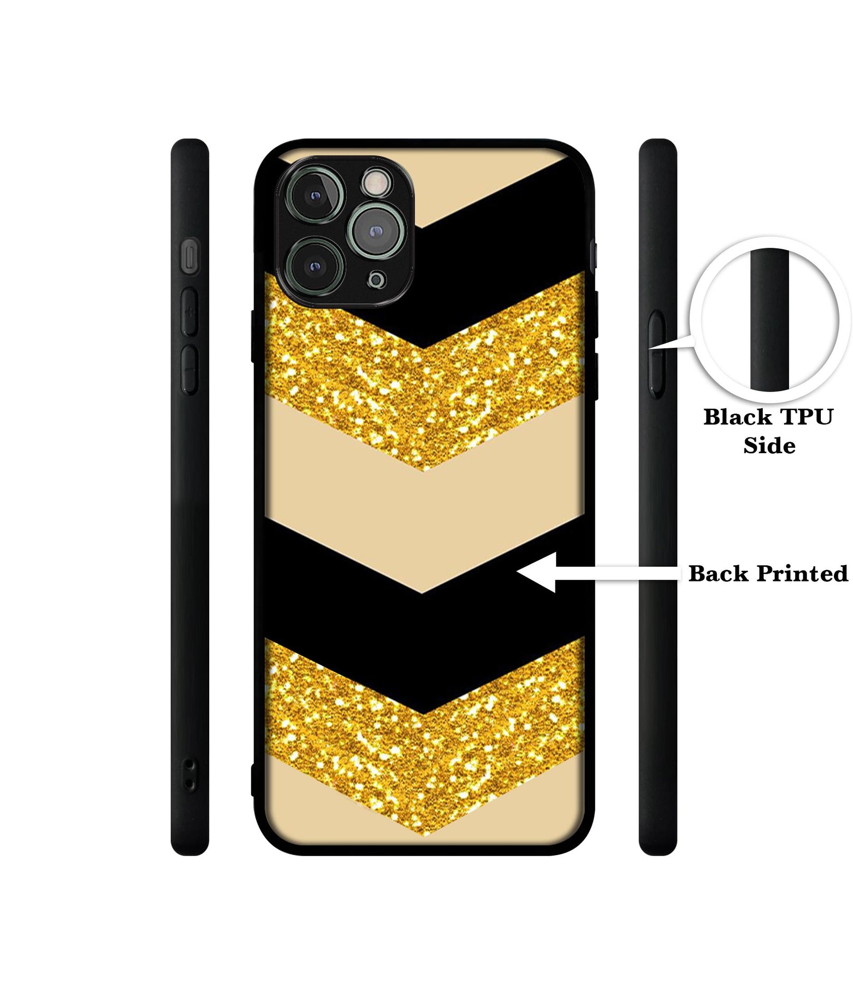 Black & Gold Designer 2D Printed Back Case Cover for Apple iPhone 11 Pro Max