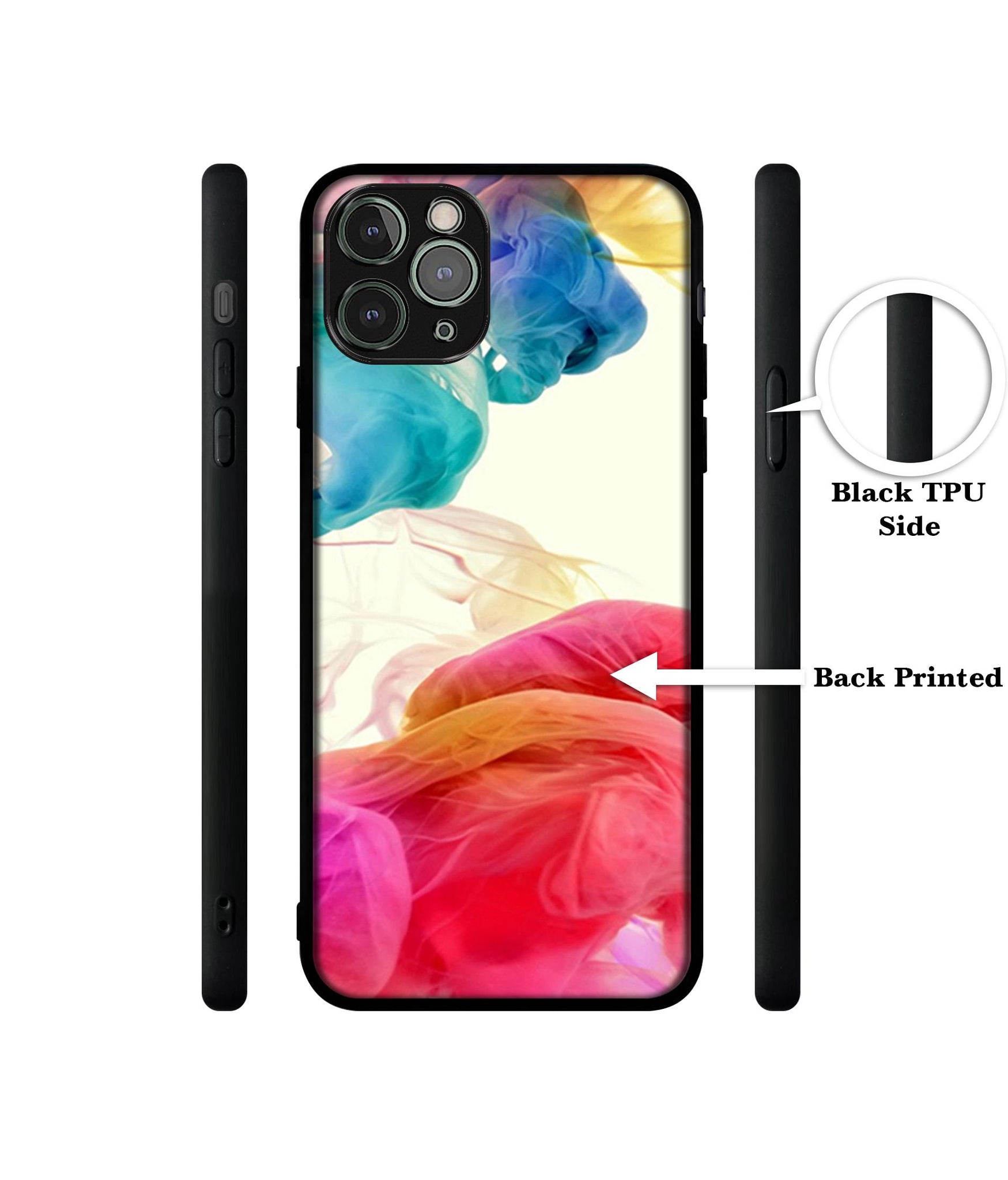 Colored Smoke Designer 2D Printed Back Case Cover for Apple iPhone 11 Pro Max