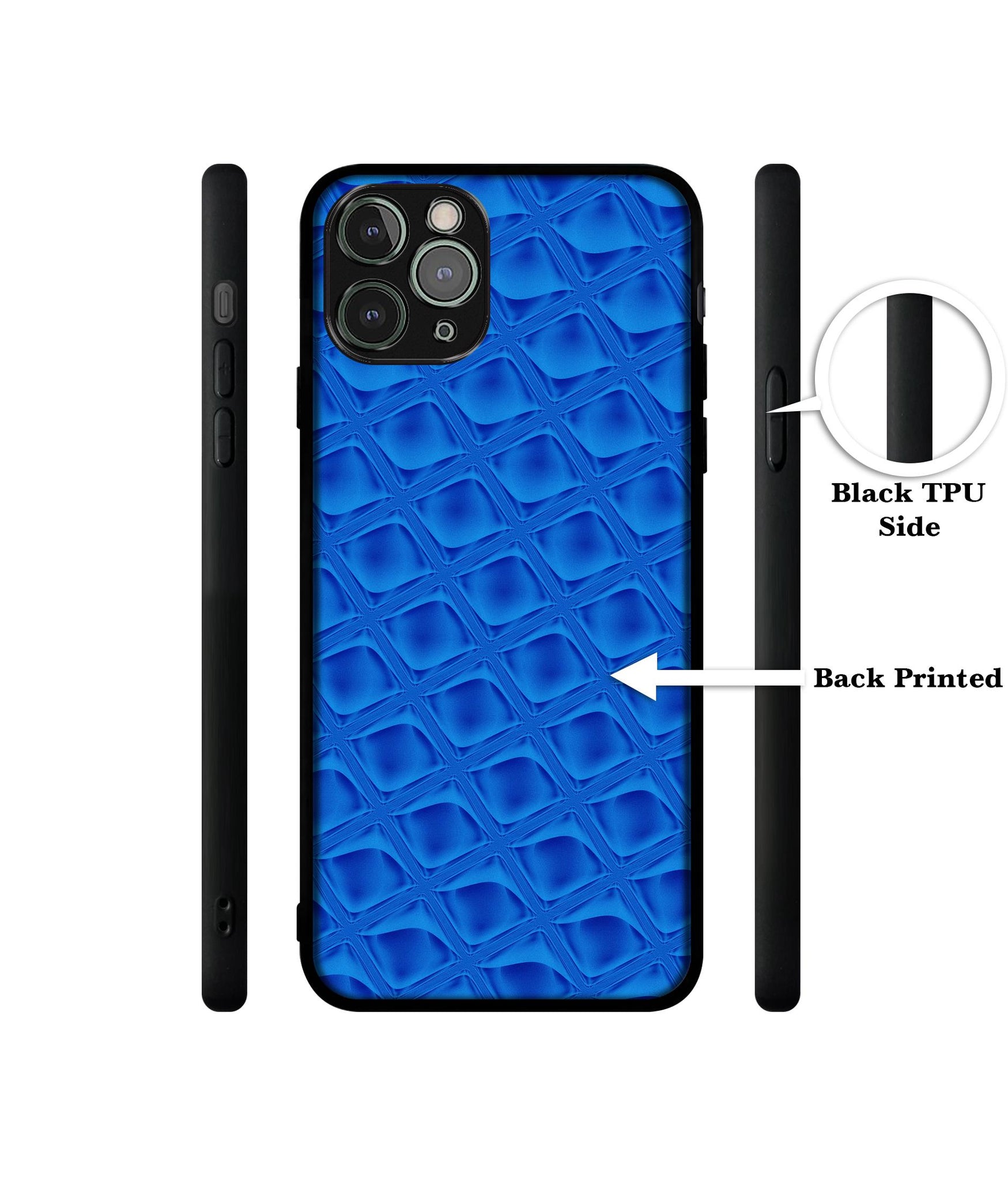 Blue Diamond Designer 2D Printed Back Case Cover for Apple iPhone 11 Pro Max