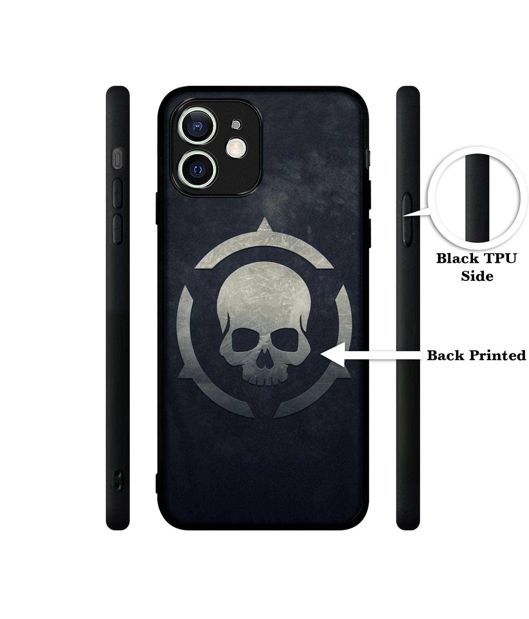 Skull Pattern Print Designer 2D Printed Back Case Cover for Apple iPhone 12