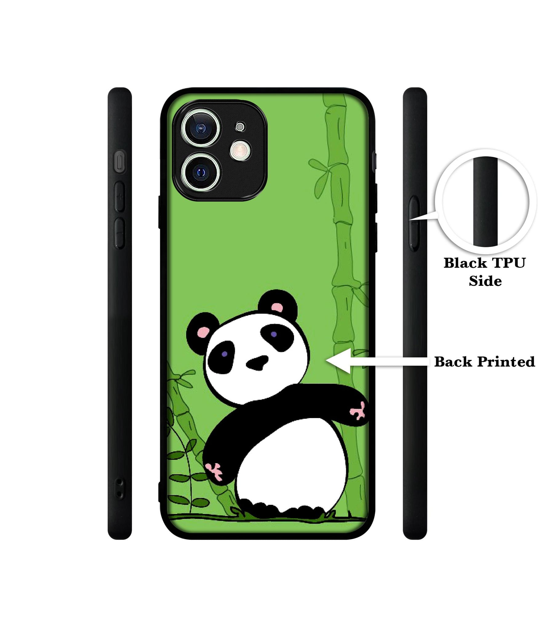 Panda with Bamboo Designer 2D Printed Back Case Cover for Apple iPhone 12