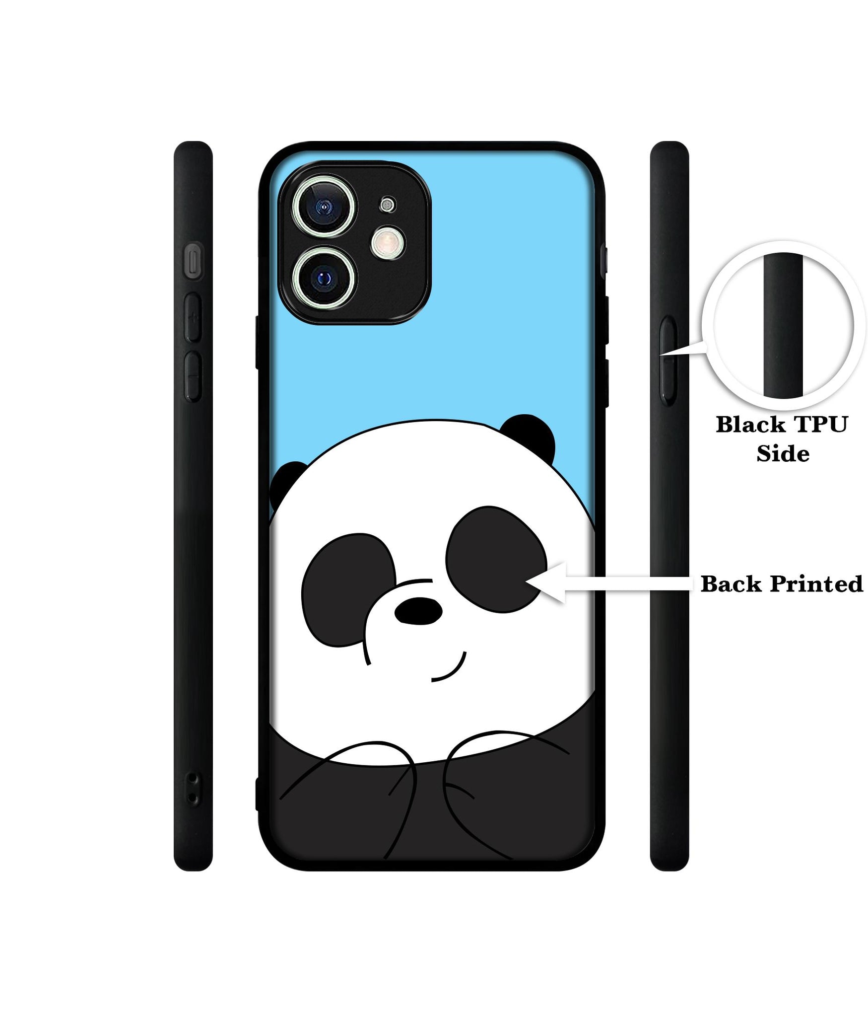 Cute Panda Designer 2D Printed Back Case Cover for Apple iPhone 12