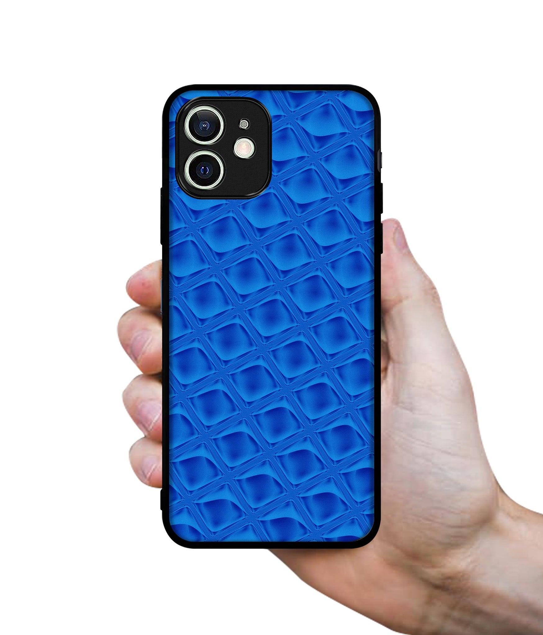 Blue Diamond Designer 2D Printed Back Case Cover for Apple iPhone 12