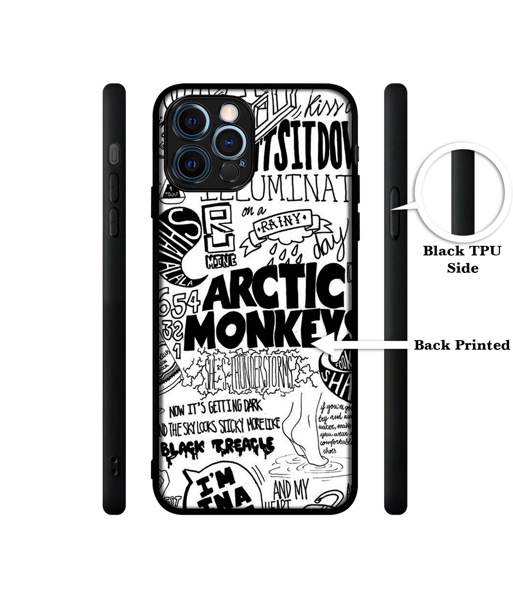 Arctic Monkeys Pattern Designer 2D Printed Back Case Cover for Apple iPhone 12 Pro