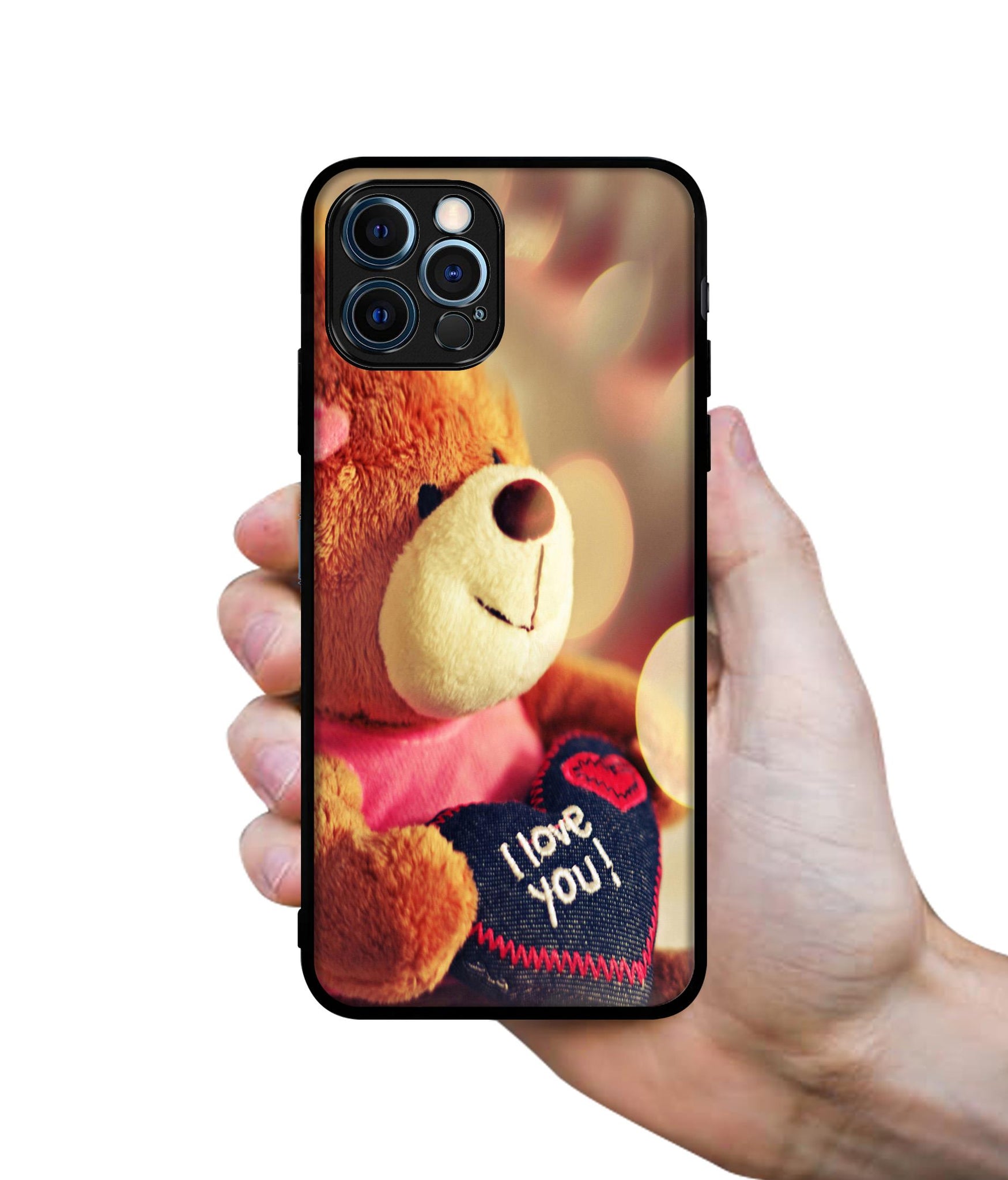 Teddy Bear Designer 2D Printed Back Case Cover for Apple iPhone 12 Pro