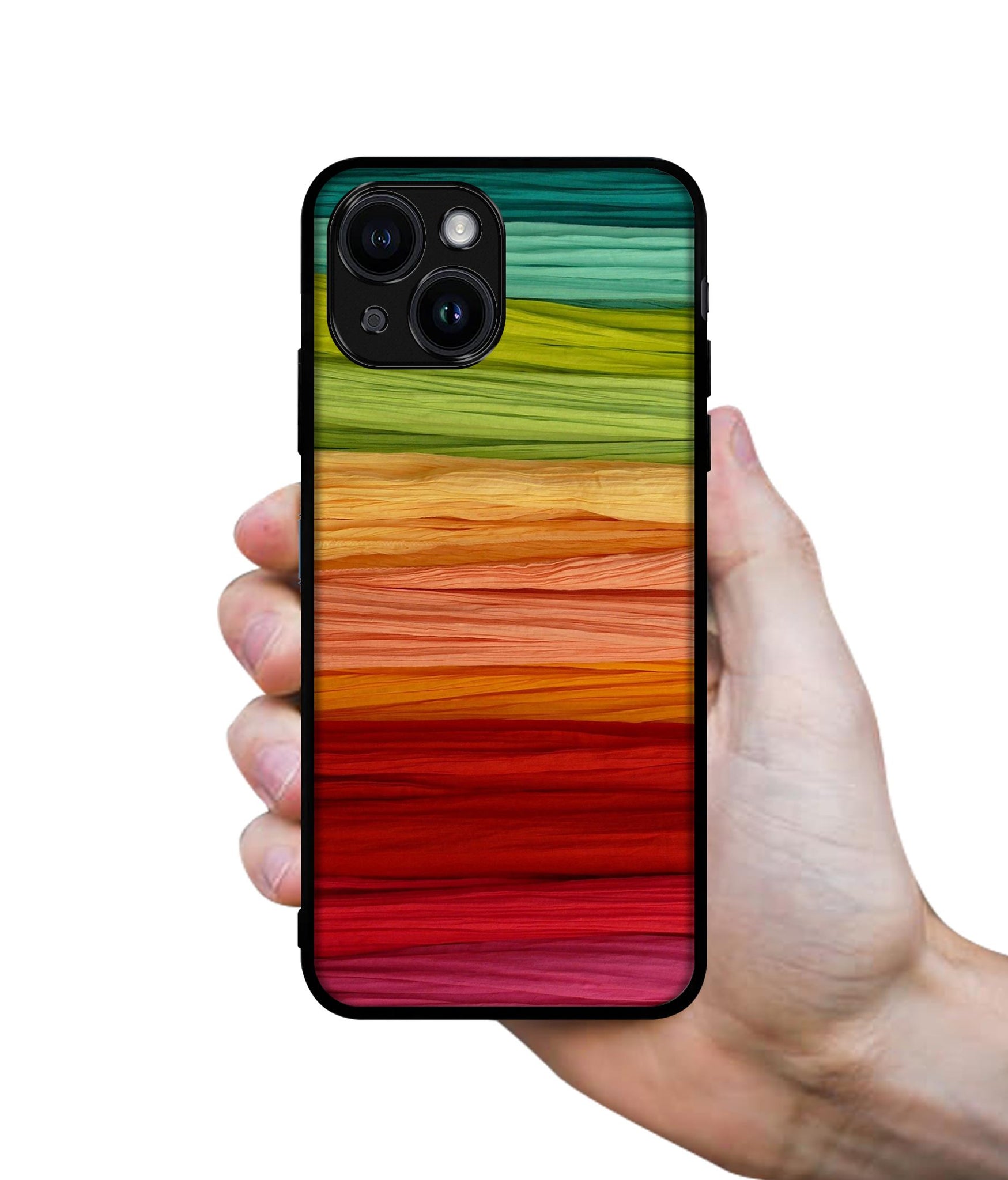 Colorful Thread Designer 2D Printed Back Case Cover for Apple iPhone 13 / 14