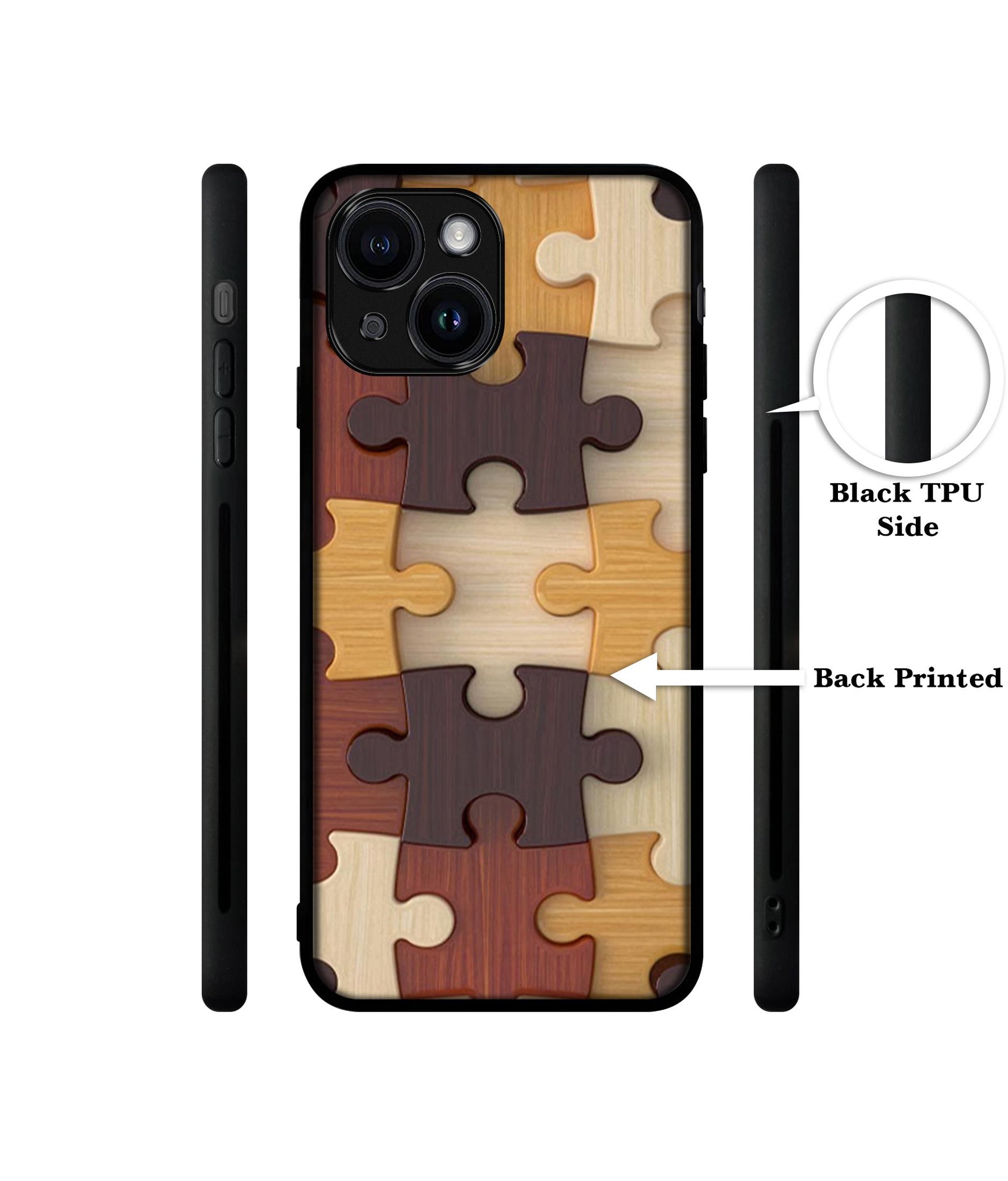 Puzzle Pattern Designer 2D Printed Back Case Cover for Apple iPhone 13 / 14