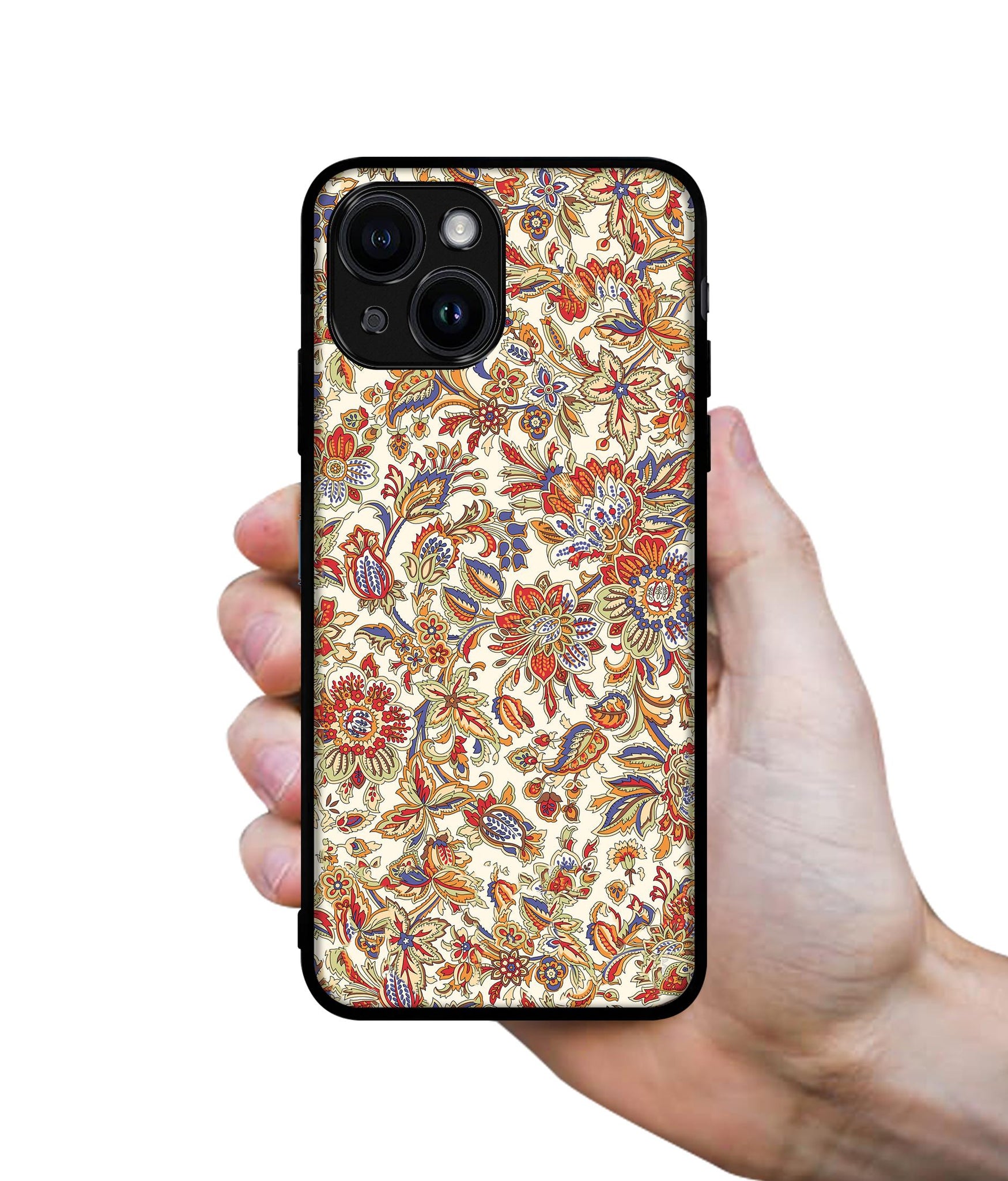 Floral Designer 2D Printed Back Case Cover for Apple iPhone 13 / 14