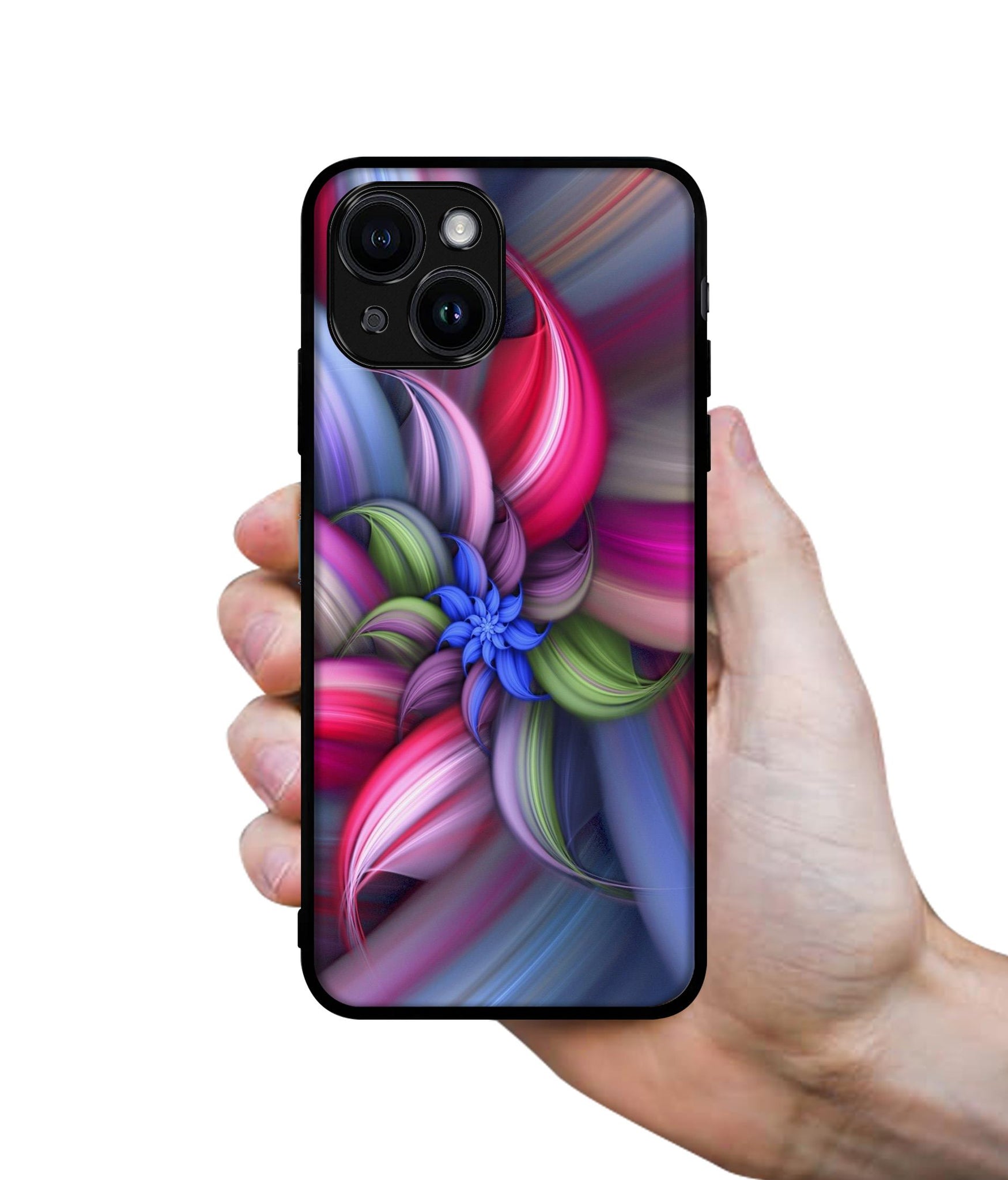 Colorful Flower Designer 2D Printed Back Case Cover for Apple iPhone 13 / 14
