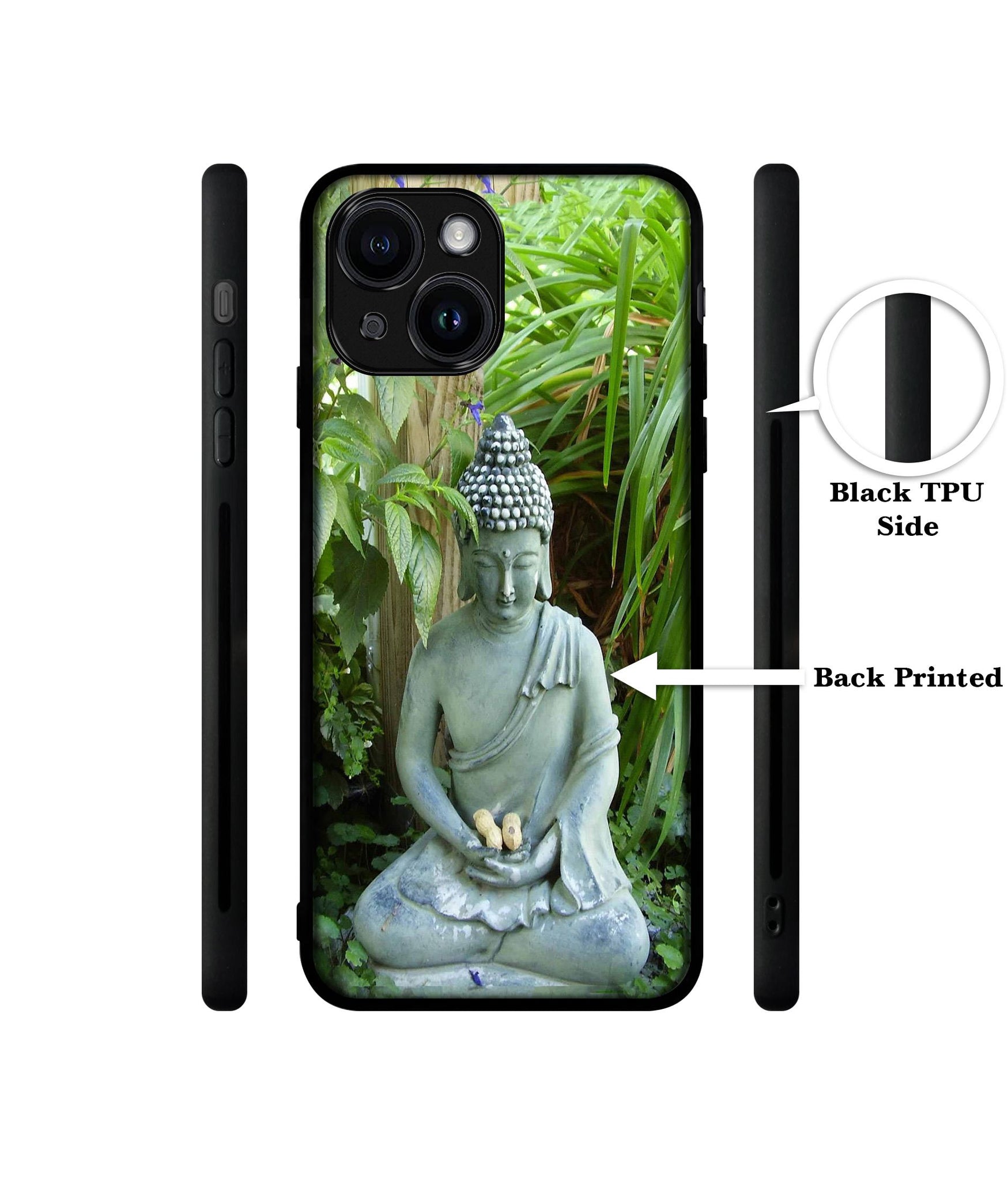 Buddhism Designer 2D Printed Back Case Cover for Apple iPhone 13 / 14