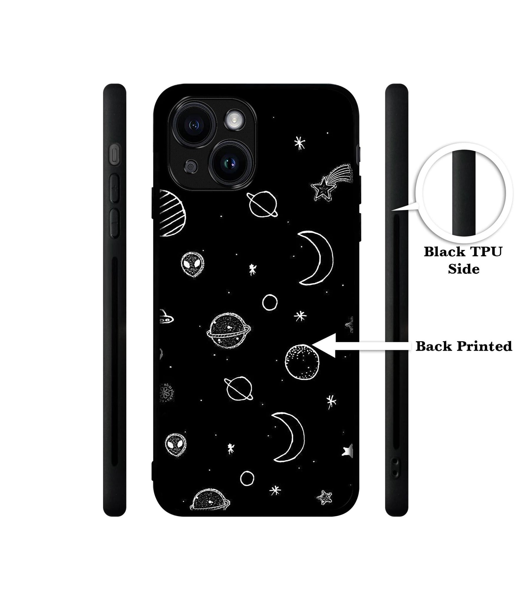 Space Stars Universe Designer 2D Printed Back Case Cover for Apple iPhone 13 / 14