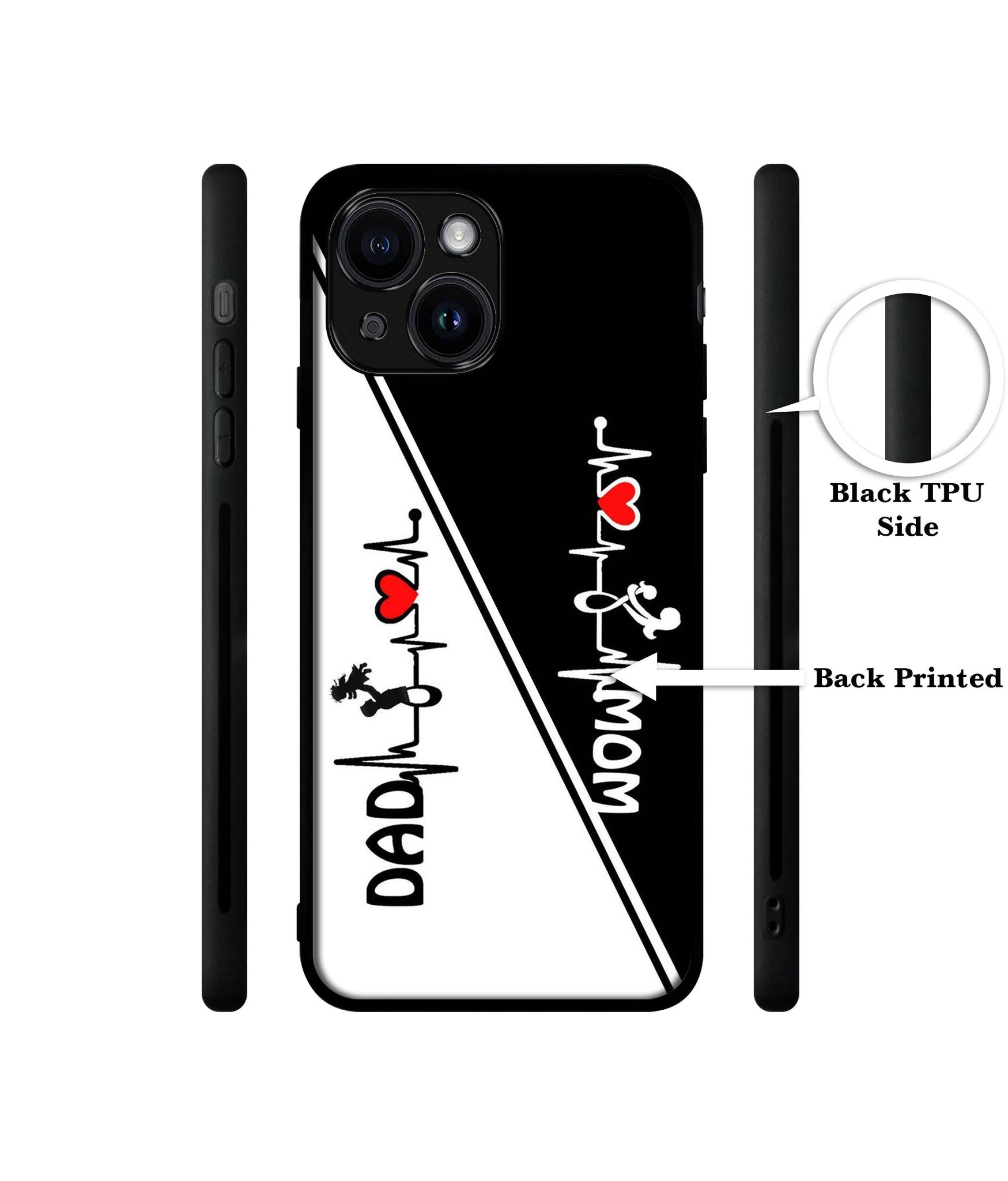 Mom and Dad Lover Designer 2D Printed Back Case Cover for Apple iPhone 13 / 14