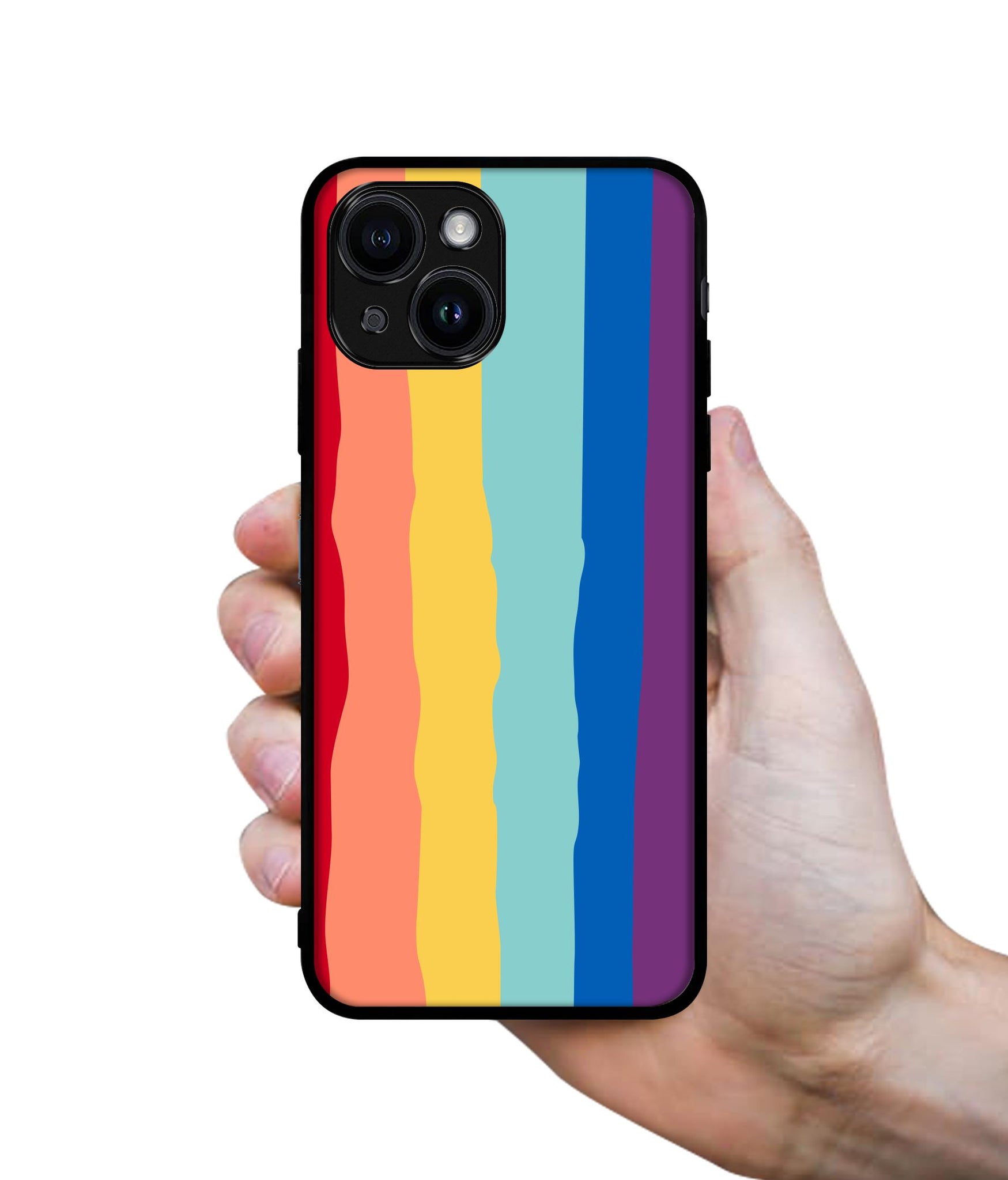 Rainbow Designer 2D Printed Back Case Cover for Apple iPhone 13 / 14