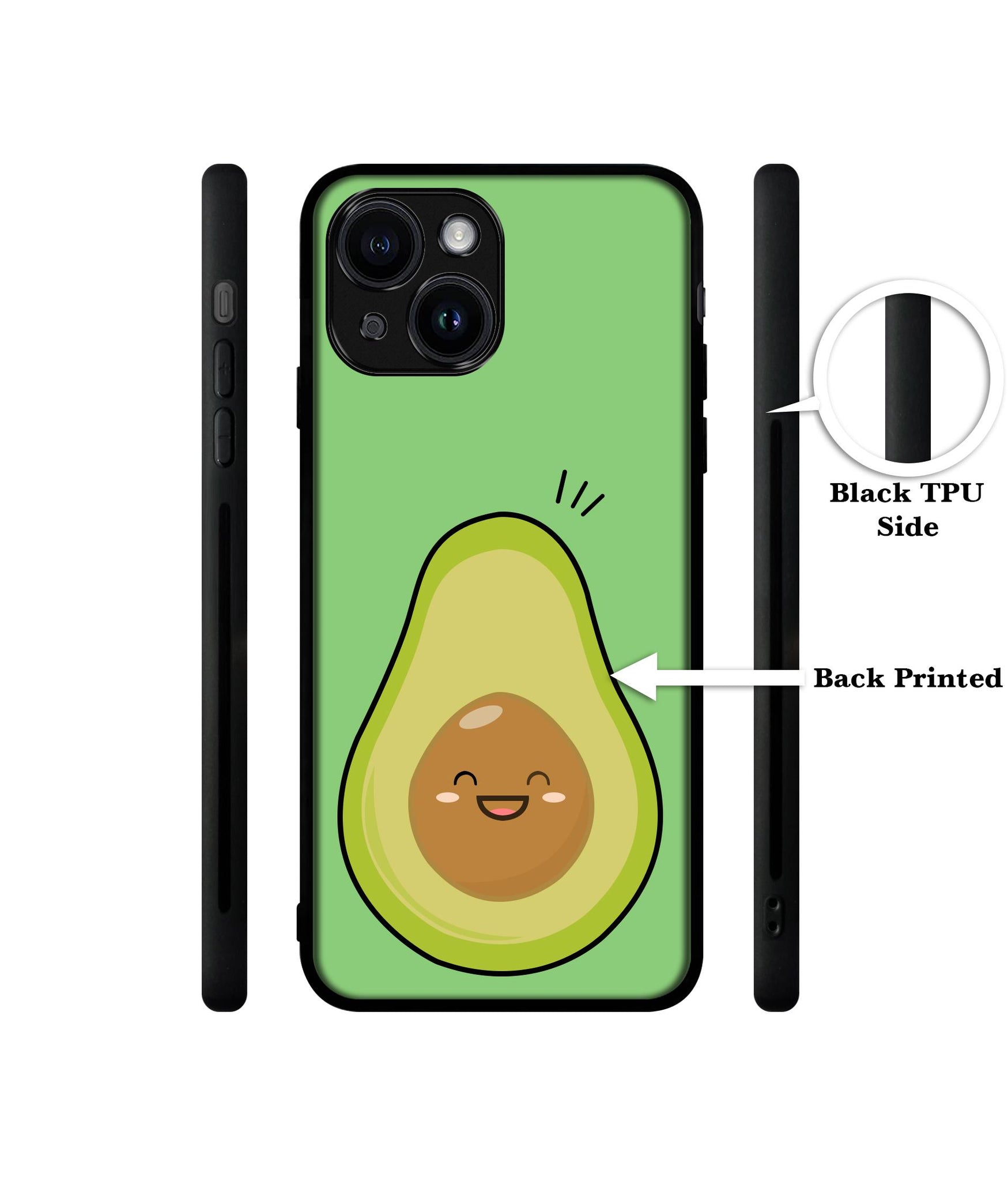 Avocados Designer 2D Printed Back Case Cover for Apple iPhone 13 / 14