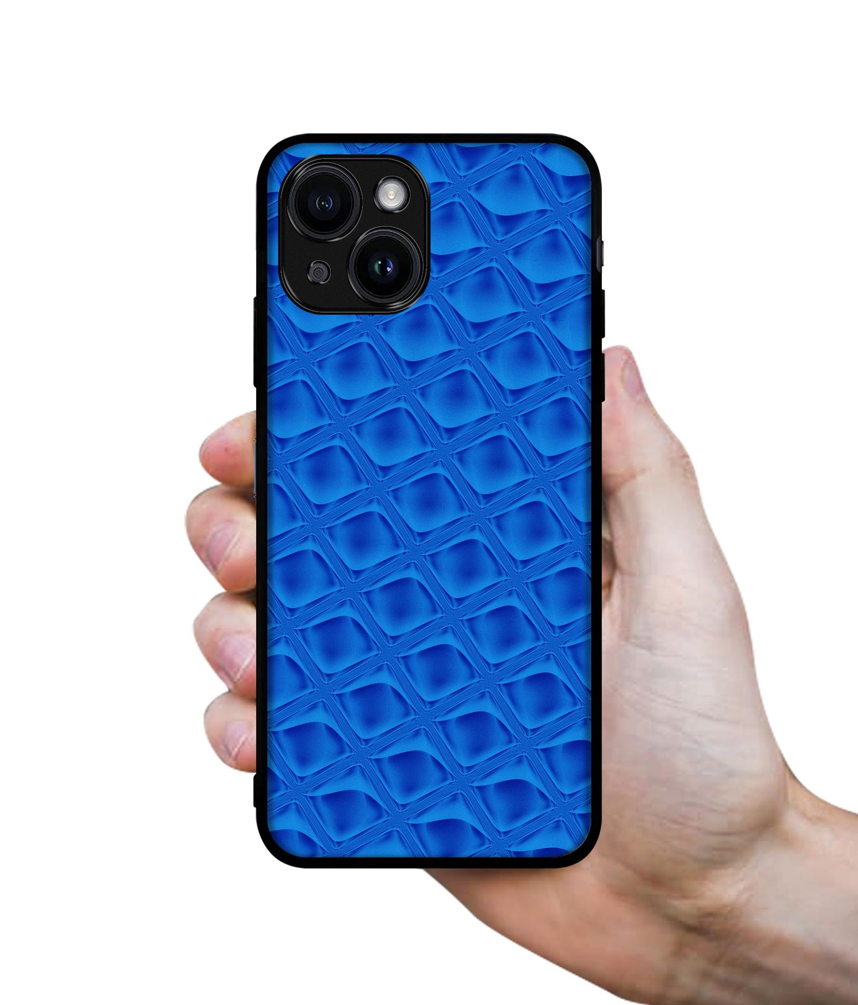 Blue Diamond Designer 2D Printed Back Case Cover for Apple iPhone 13 / 14