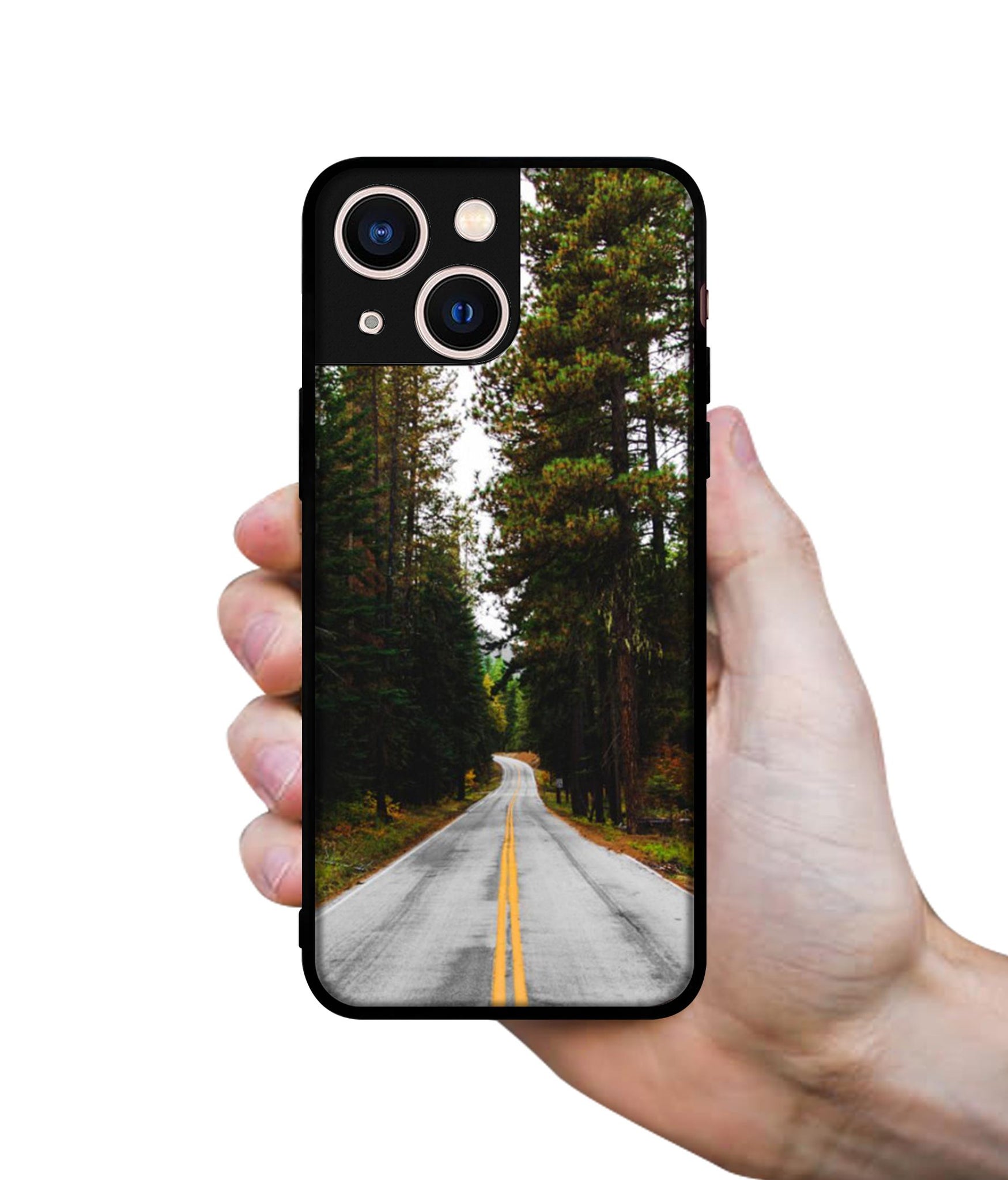 Road Photo Designer 2D Printed Back Case Cover for Apple iPhone 13 Mini