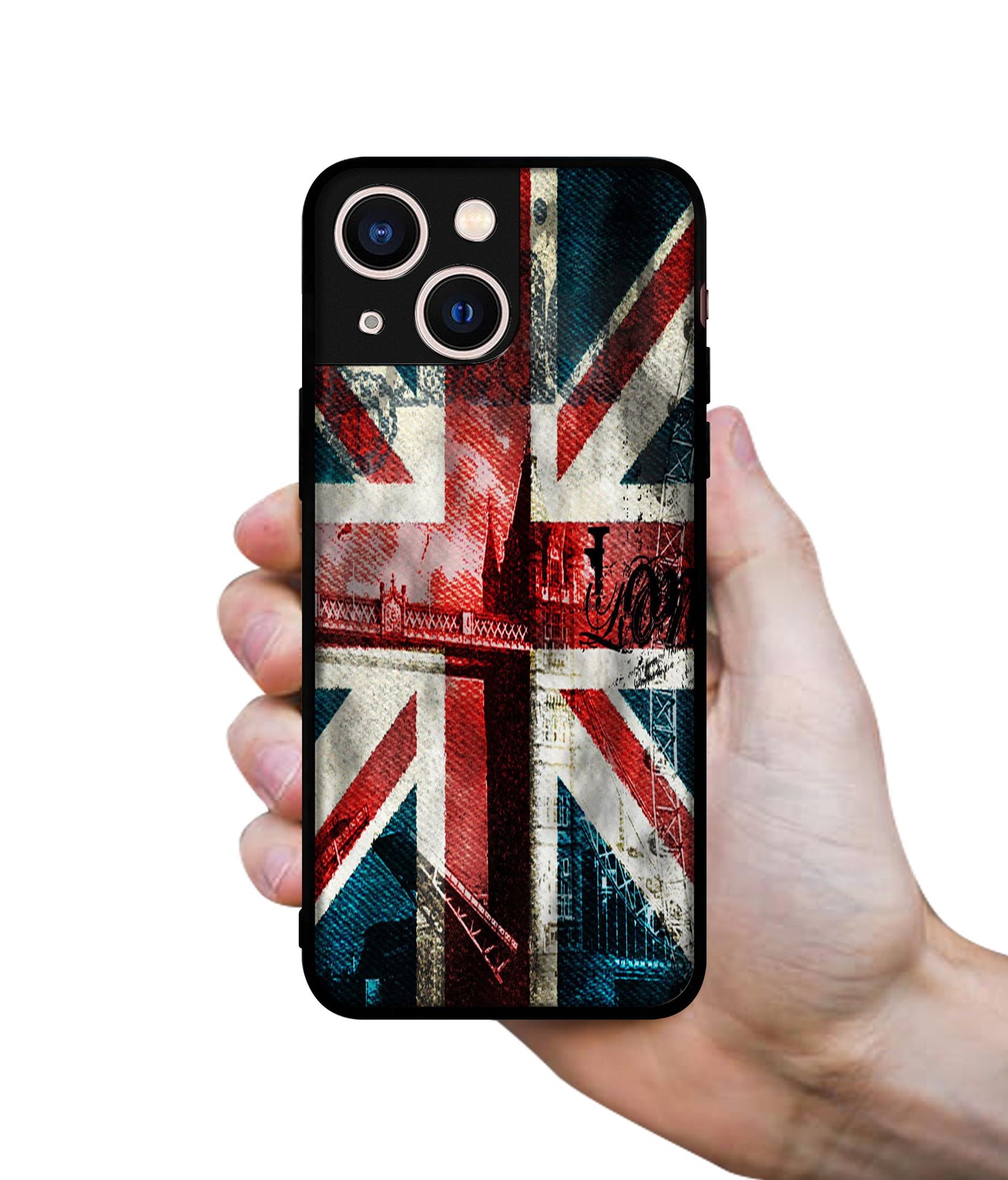 London Flag wallpaper Designer 2D Printed Back Case Cover for Apple iPhone 13 Mini