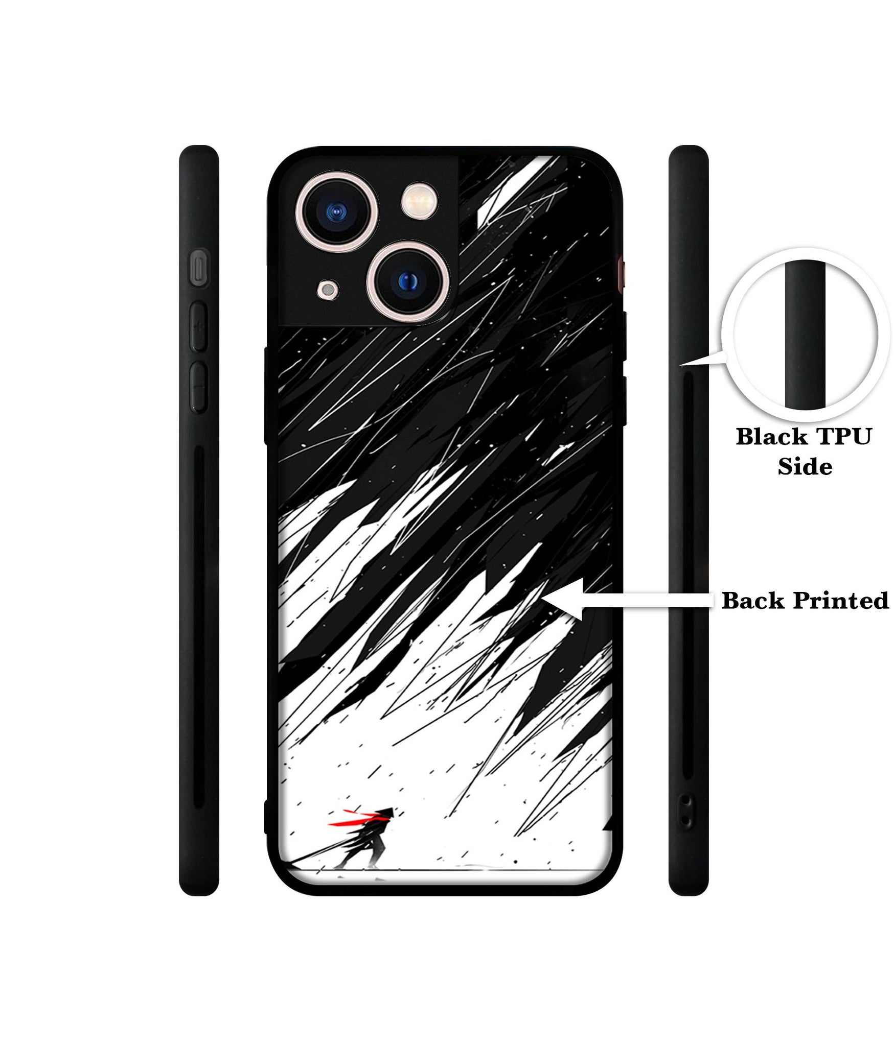 Geometric Strom Designer 2D Printed Back Case Cover for Apple iPhone 13 Mini