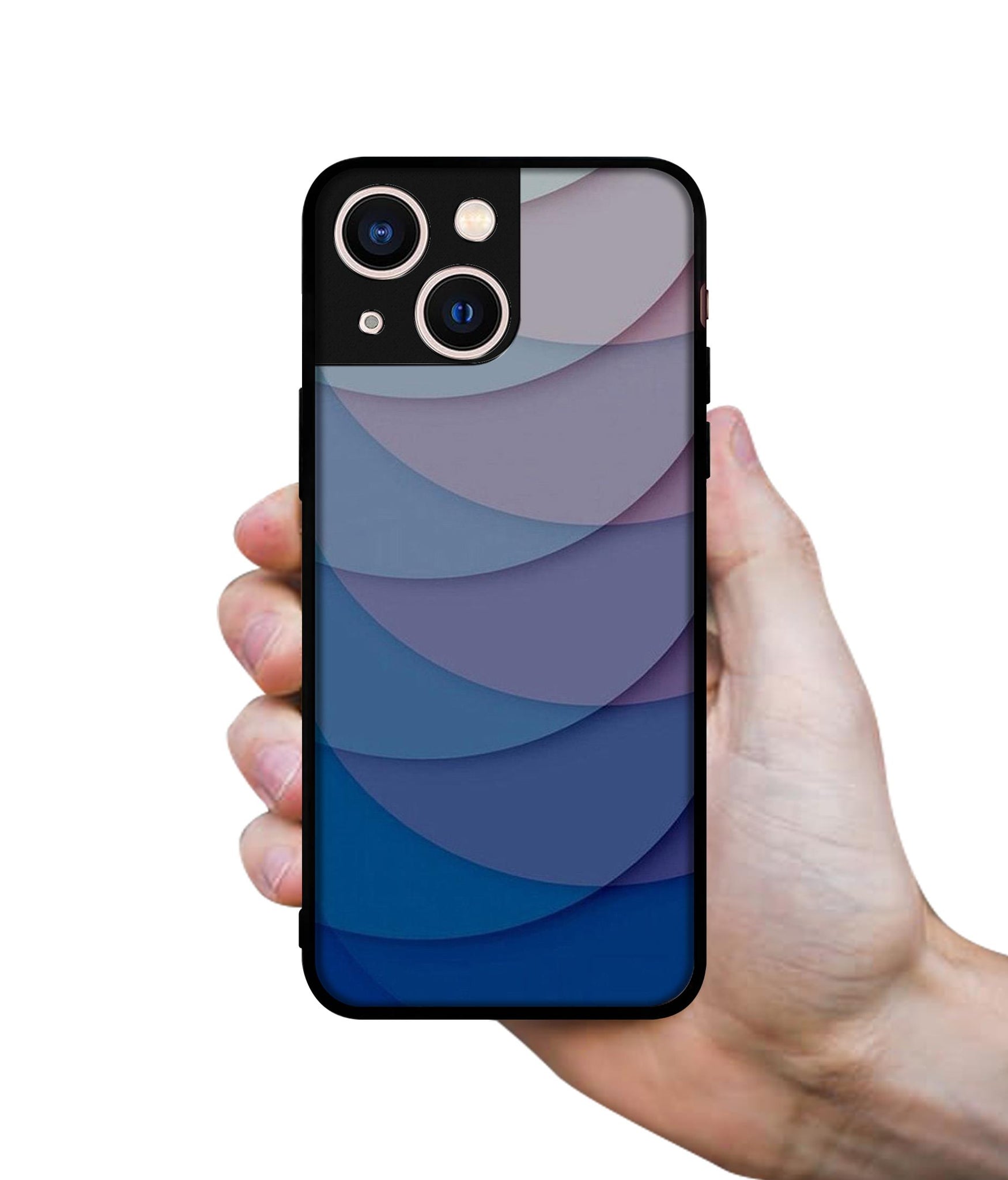 Waves Pattern Print Designer 2D Printed Back Case Cover for Apple iPhone 13 Mini