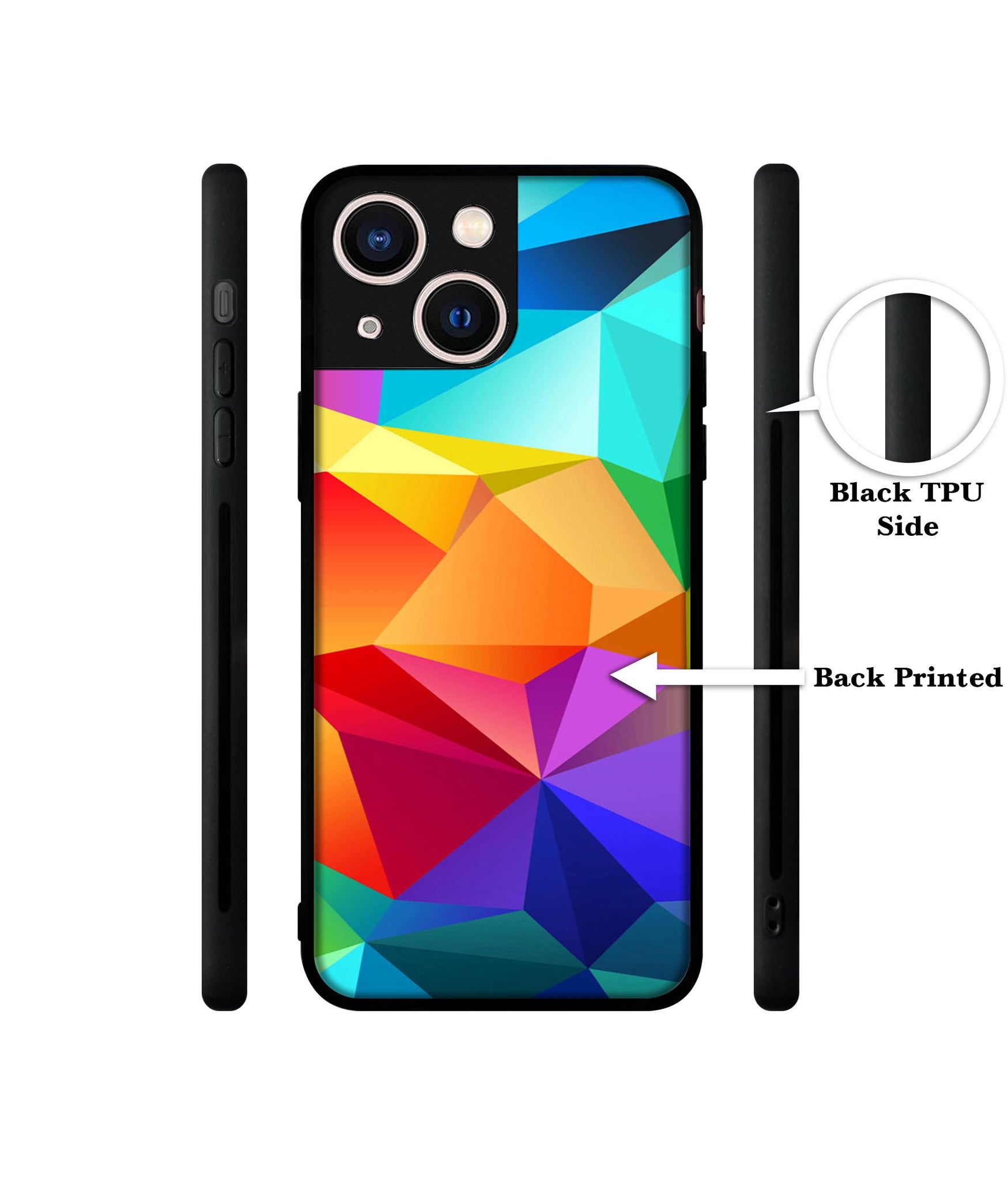 Colorful Pattern Designer 2D Printed Back Case Cover for Apple iPhone 13 Mini