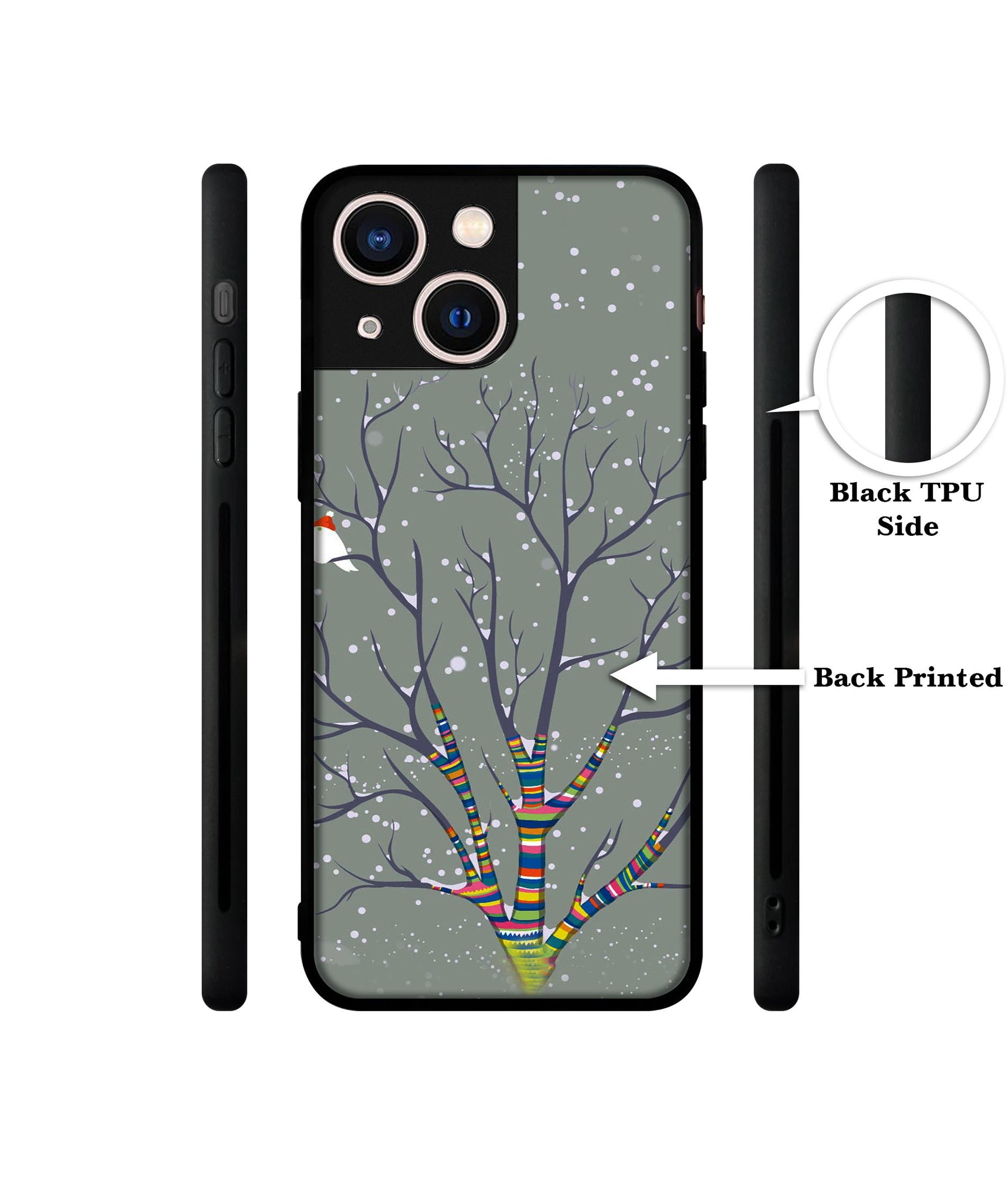 Winter Pattern Print Designer 2D Printed Back Case Cover for Apple iPhone 13 Mini