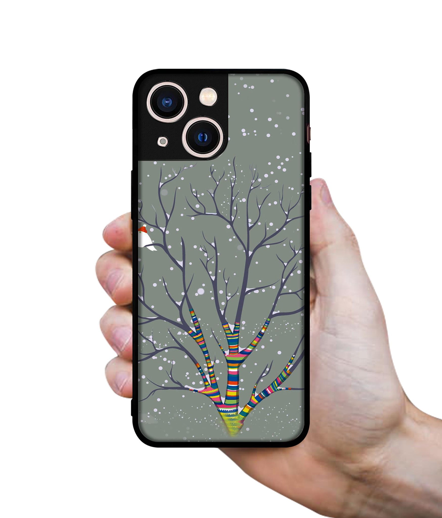 Winter Pattern Print Designer 2D Printed Back Case Cover for Apple iPhone 13 Mini