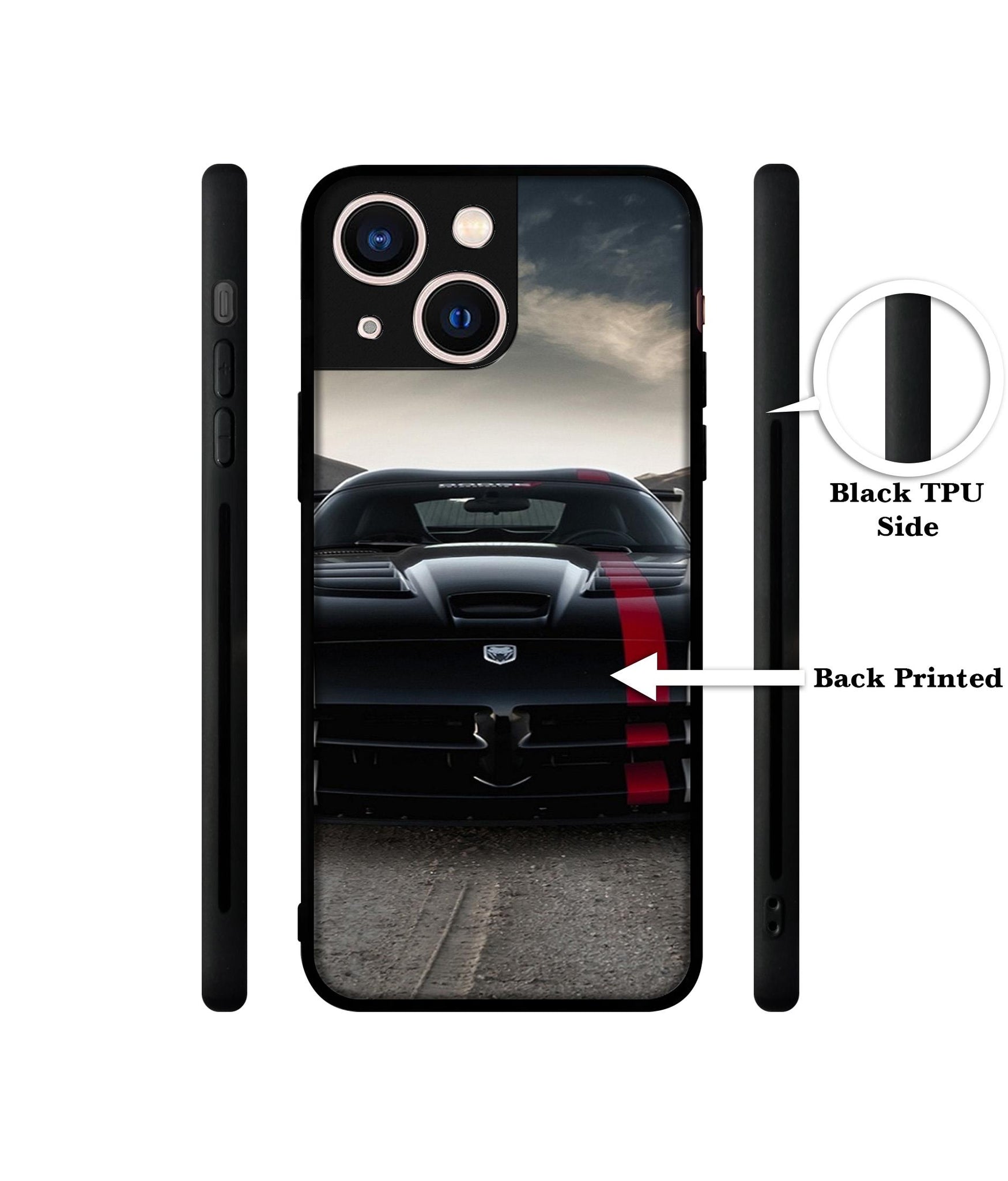 Sports Car Pattern Designer 2D Printed Back Case Cover for Apple iPhone 13 Mini
