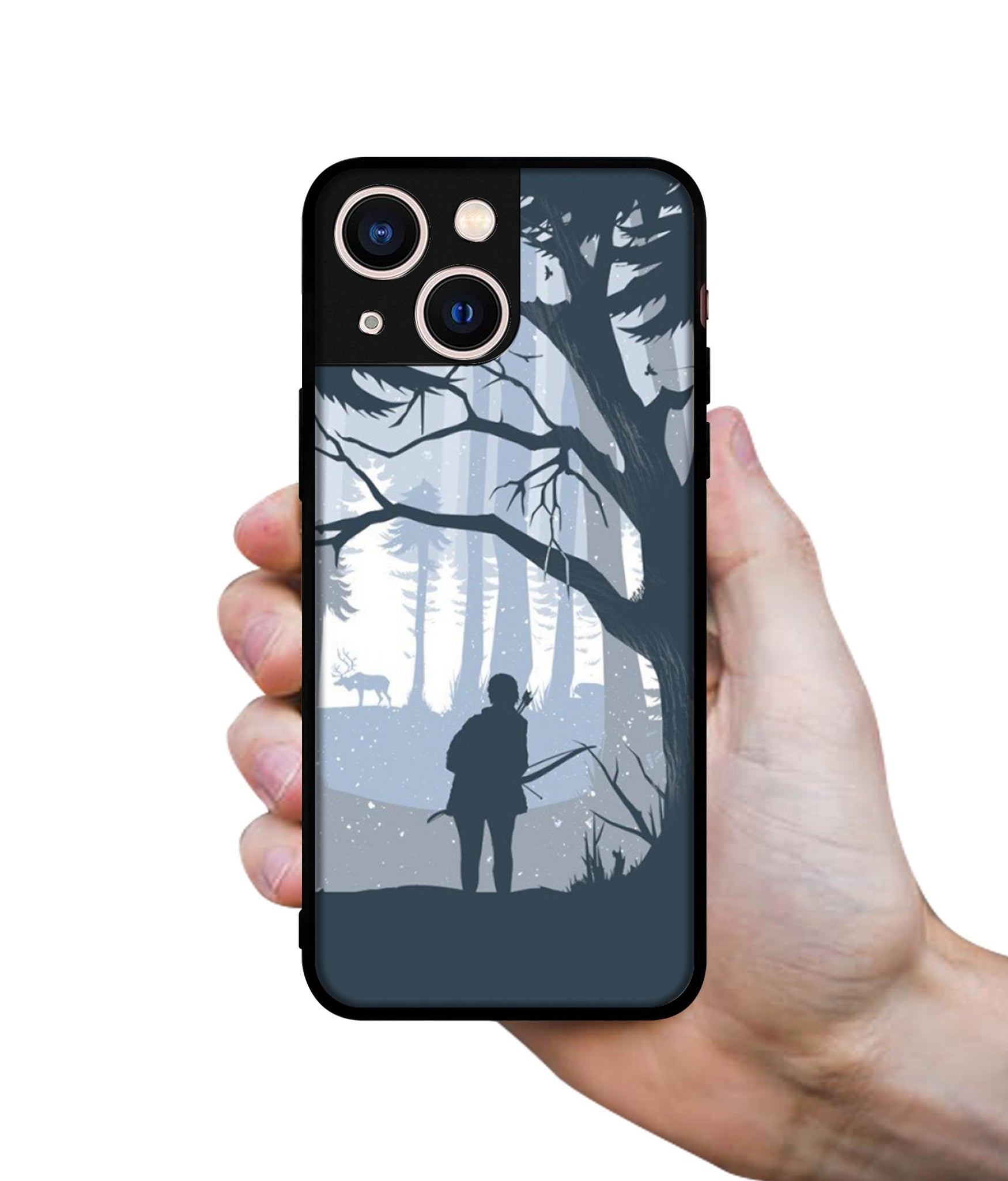 Hunter Designer 2D Printed Back Case Cover for Apple iPhone 13 Mini