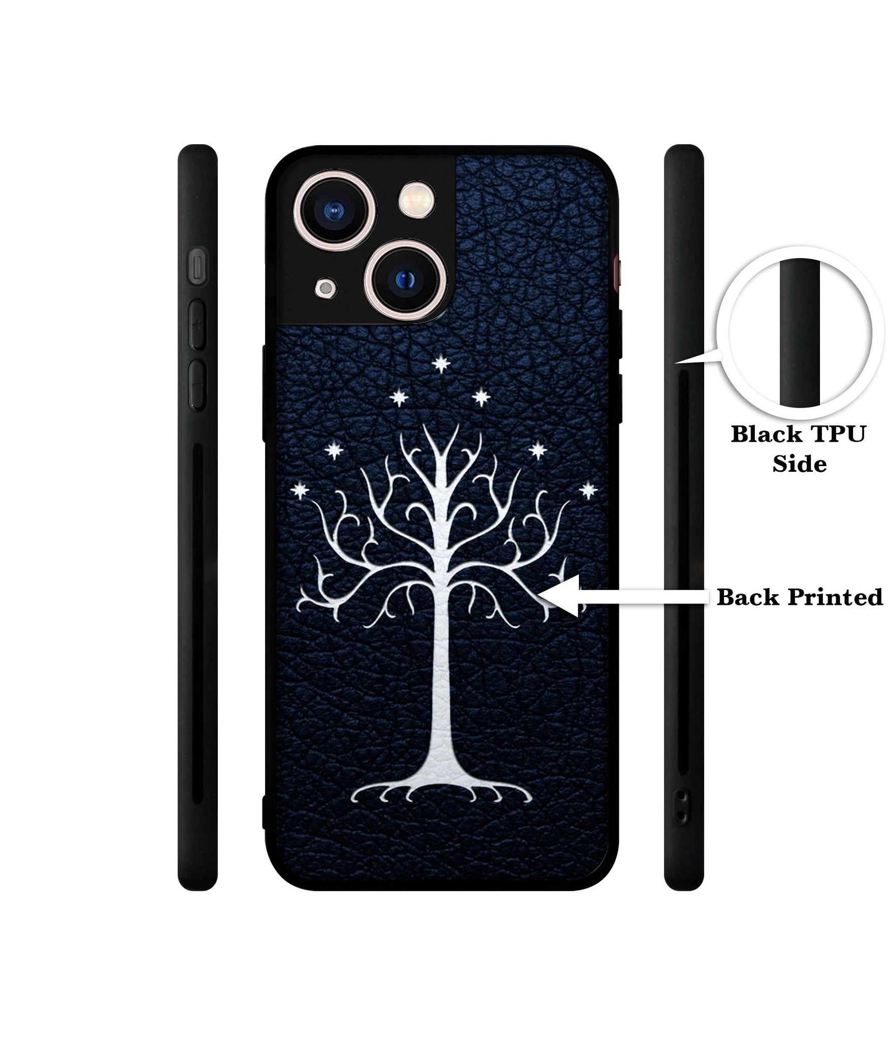 Magic Tree Pattern Designer 2D Printed Back Case Cover for Apple iPhone 13 Mini
