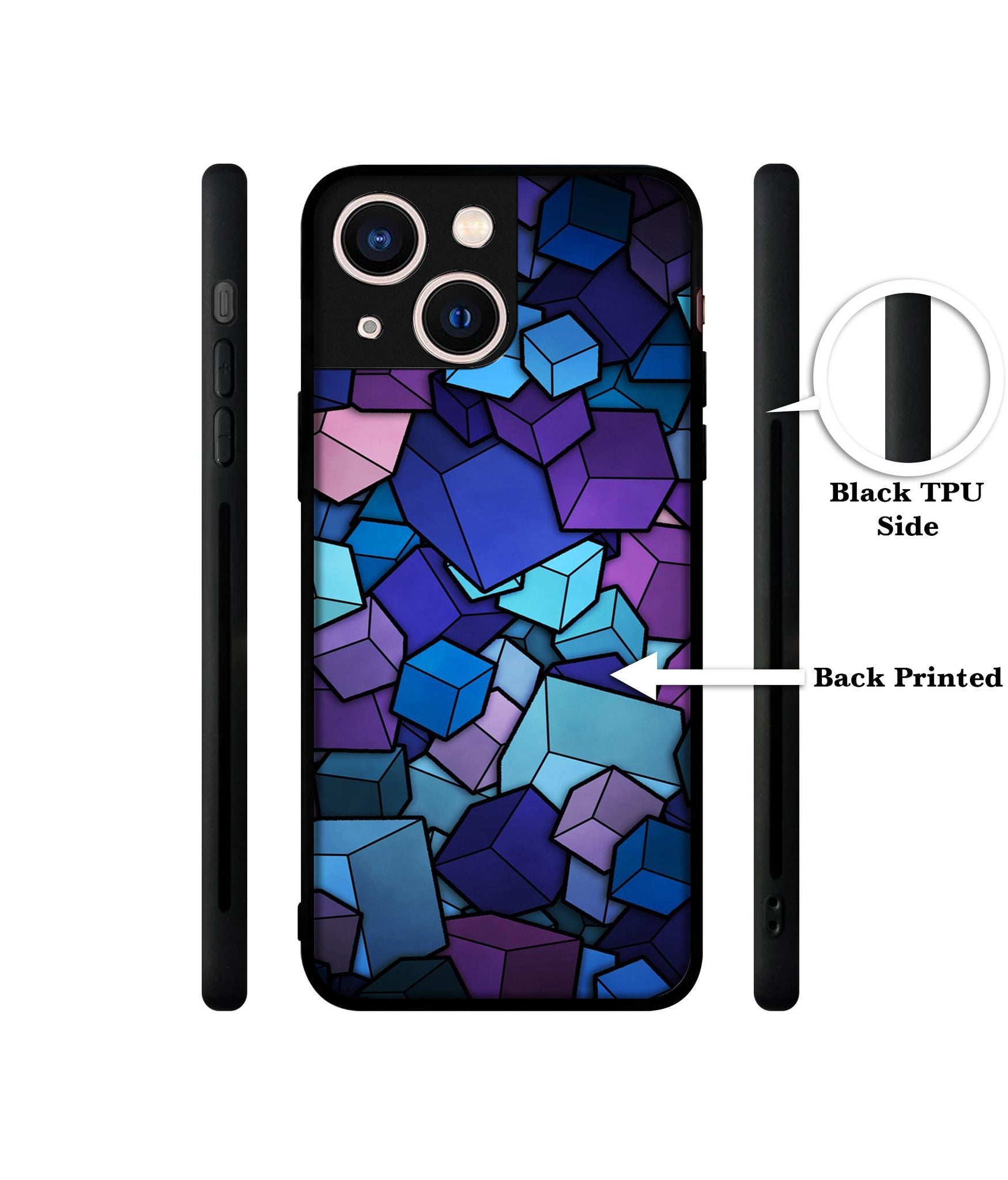 Color Box Designer 2D Printed Back Case Cover for Apple iPhone 13 Mini