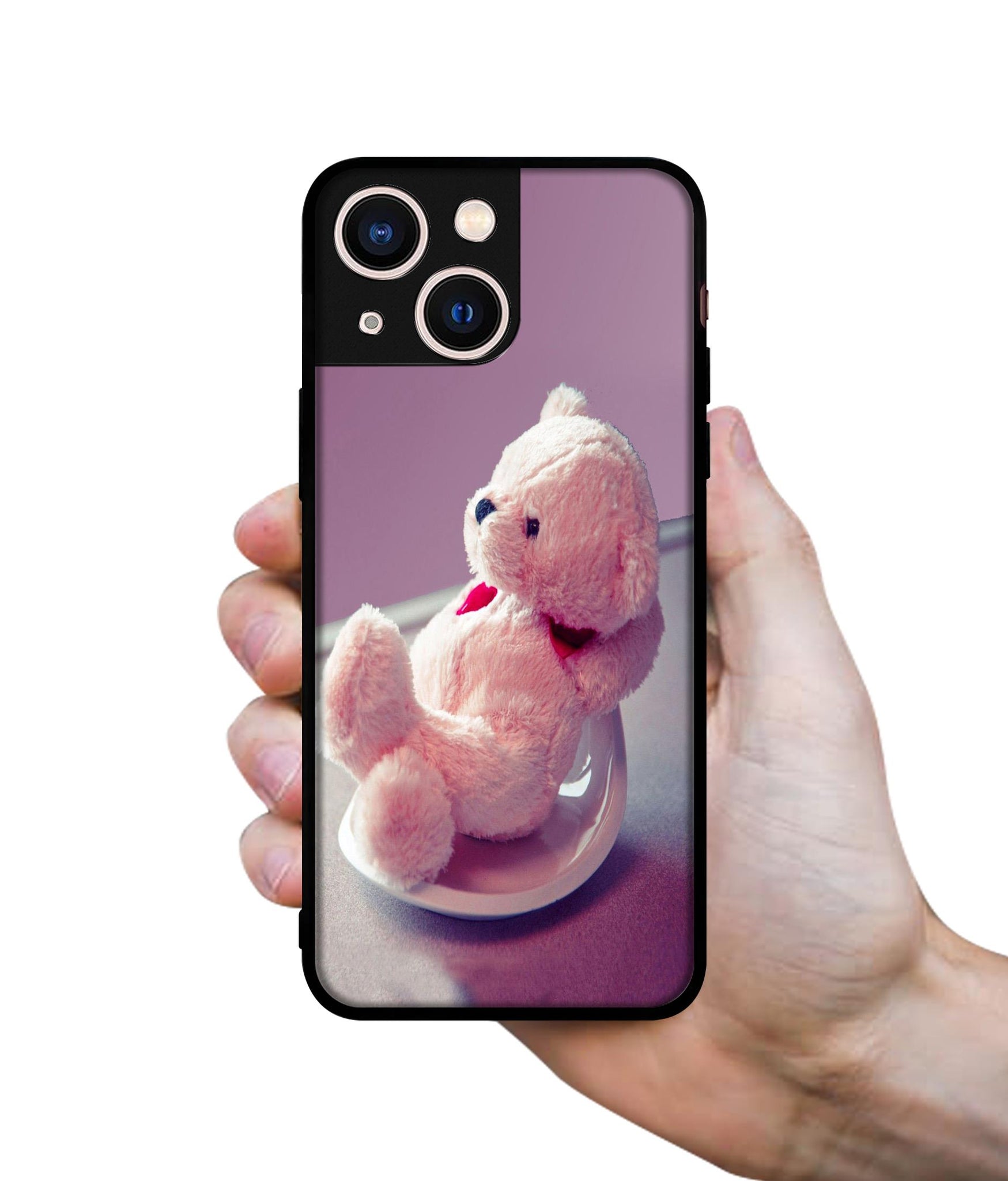 Cute Teddy Bear Designer 2D Printed Back Case Cover for Apple iPhone 13 Mini