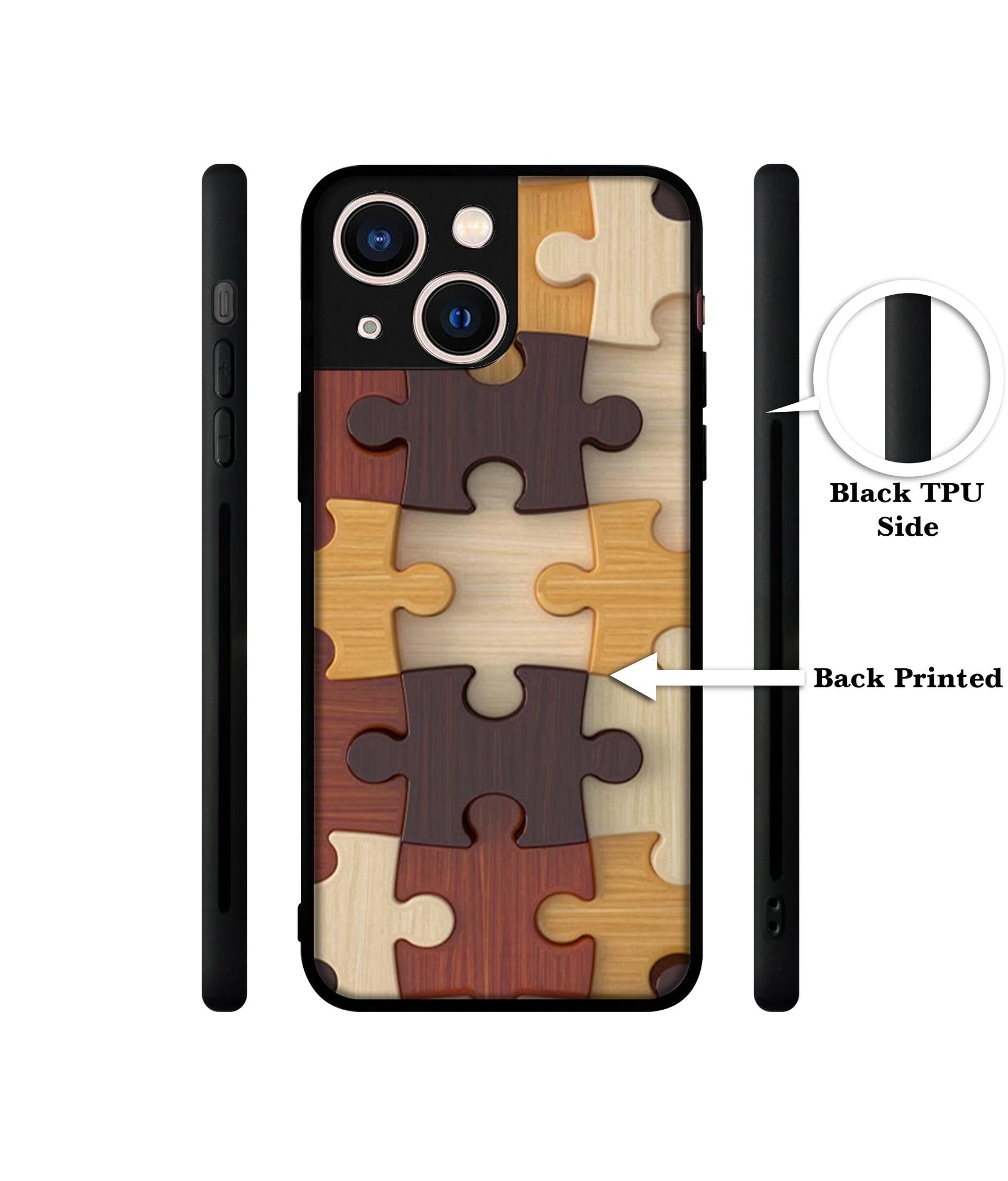 Puzzle Pattern Designer 2D Printed Back Case Cover for Apple iPhone 13 Mini